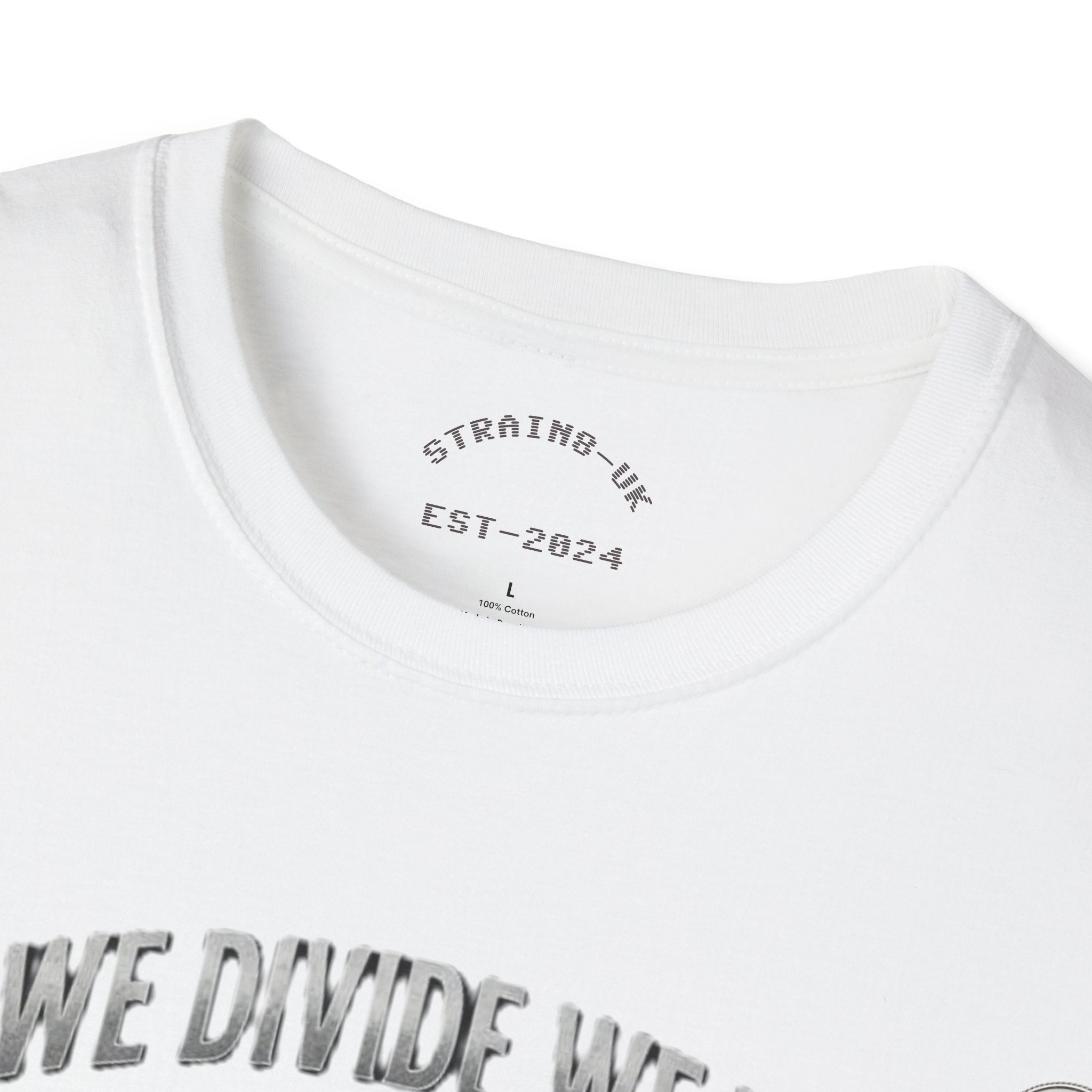 Strain8-UK If We Divide We Fall T-Shirt — Vintage Union Solidarity Graphic Tee