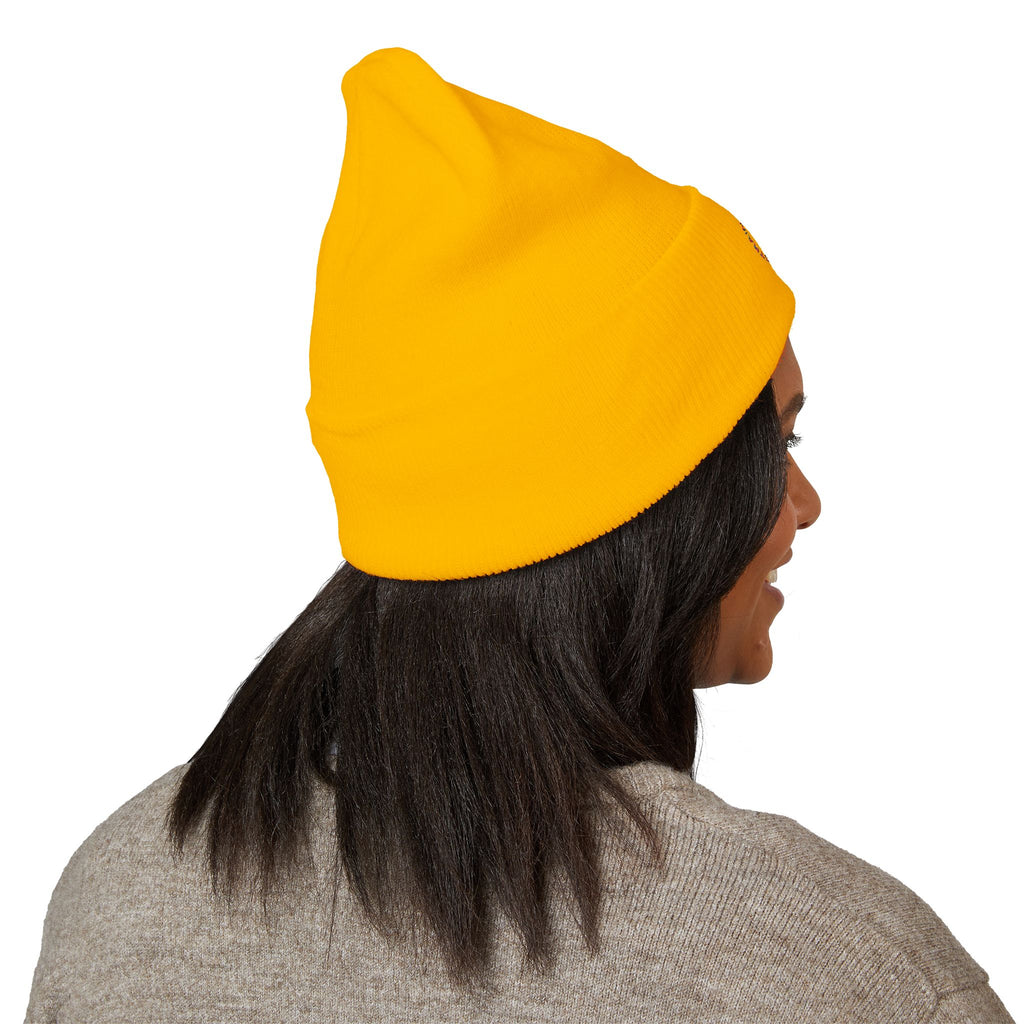 Embroidered Graffiti S8-UK Logo Cuffed Beanie — Cozy Knit Winter Hat