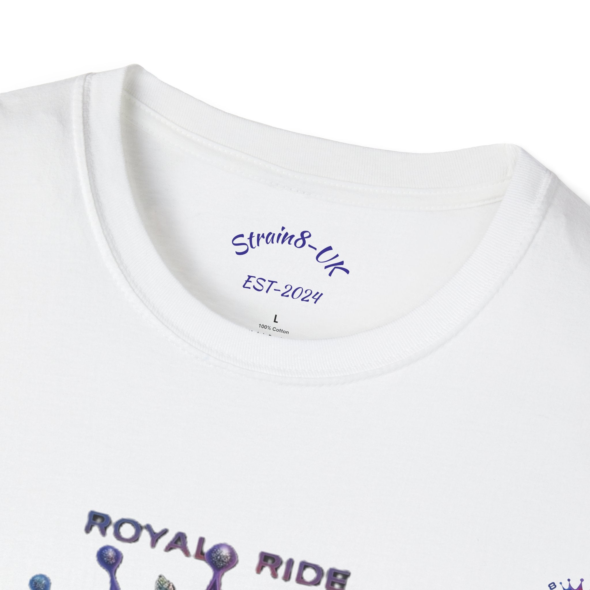 Royal Strain8-UK  Graphic T-Shirt — Bold Crowned "S8-UK" E-Bike Logo Tee