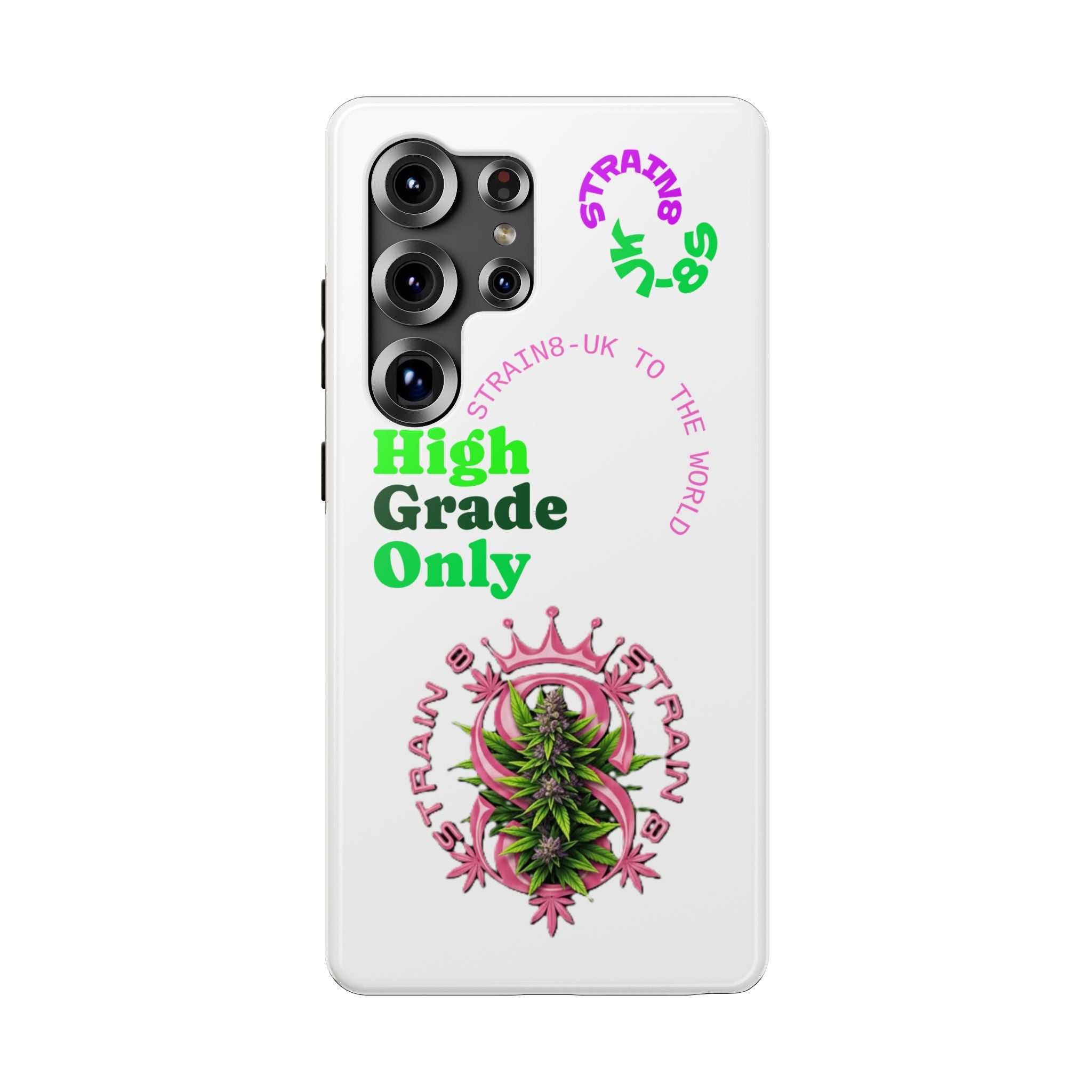 Impact-Resistant Phone Case —Strain8-UK  "High Grade Only"