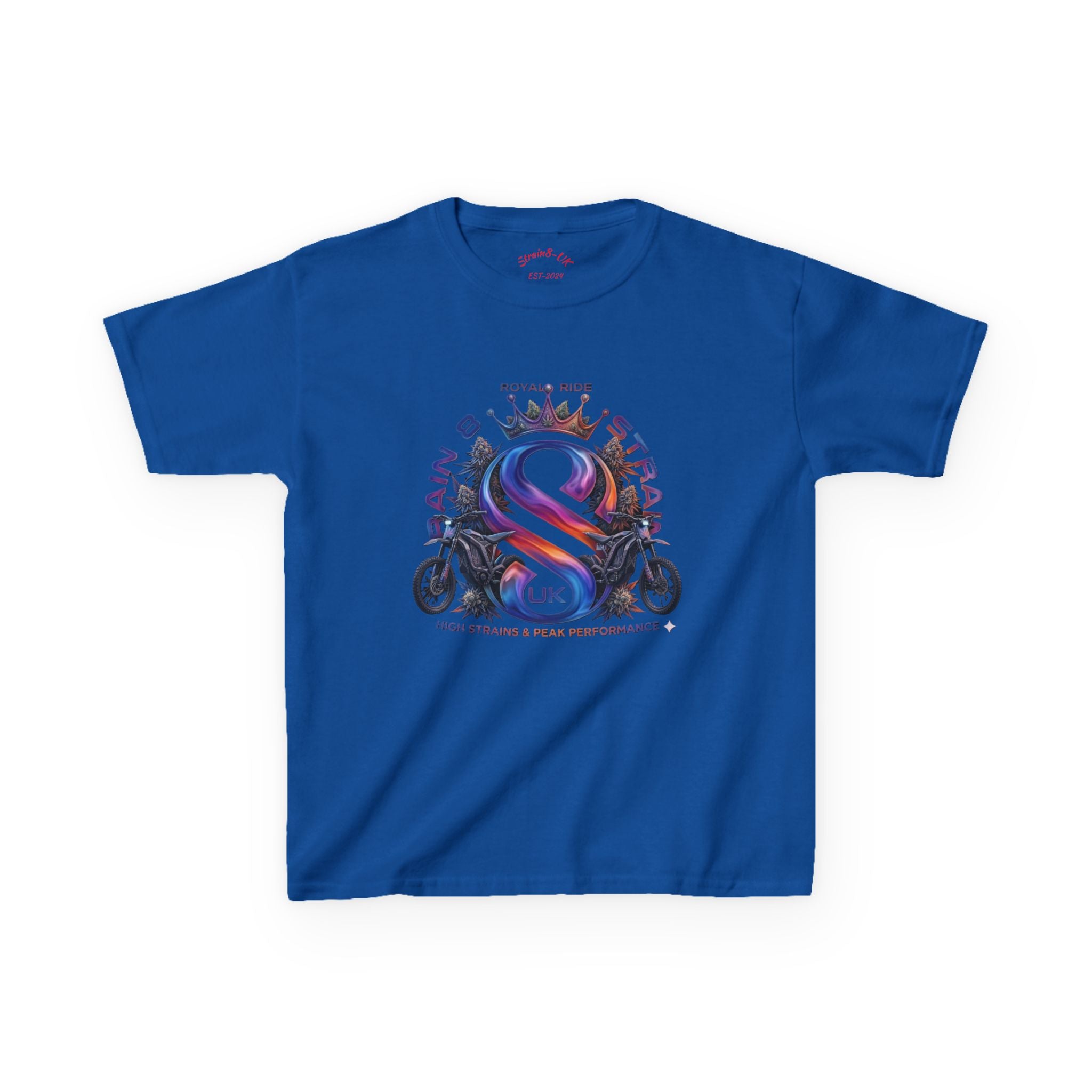 Kids E-Bike Team S8-UK Tee — E-Bike Motorcycle Graphic
