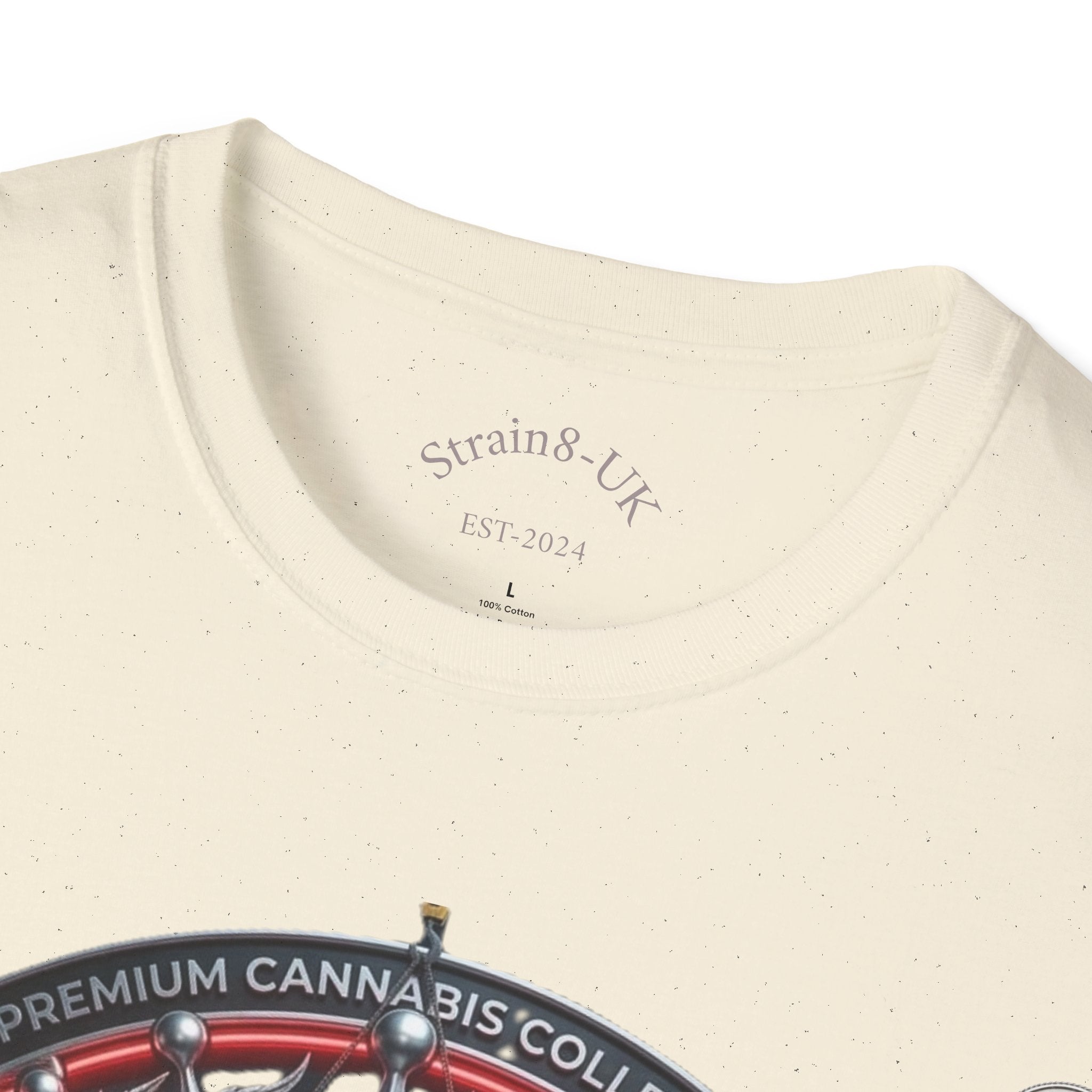 Strain8-UK Under construction T-Shirt — S8-UK in design Crest Design