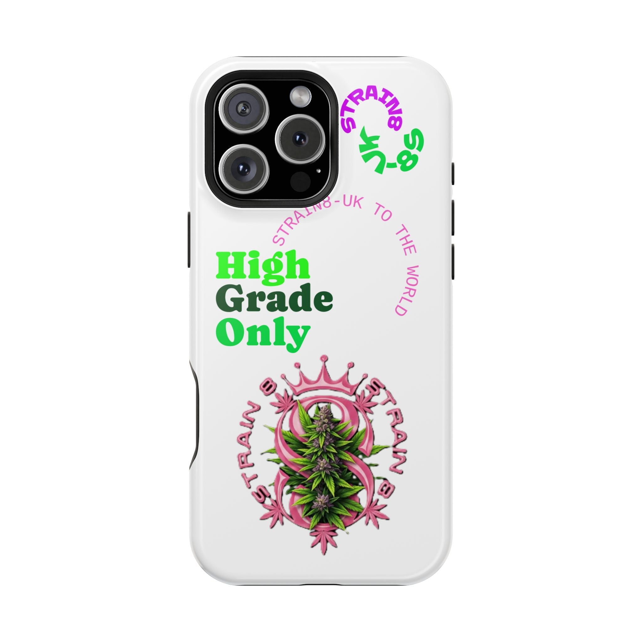 Impact-Resistant Phone Case —Strain8-UK  "High Grade Only"