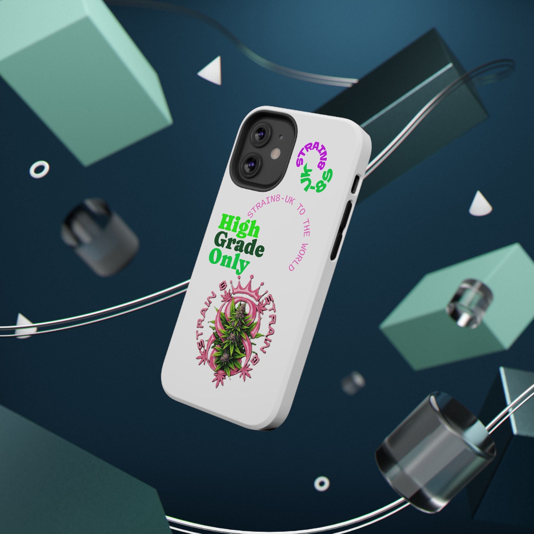 Impact-Resistant Phone Case —Strain8-UK  "High Grade Only"