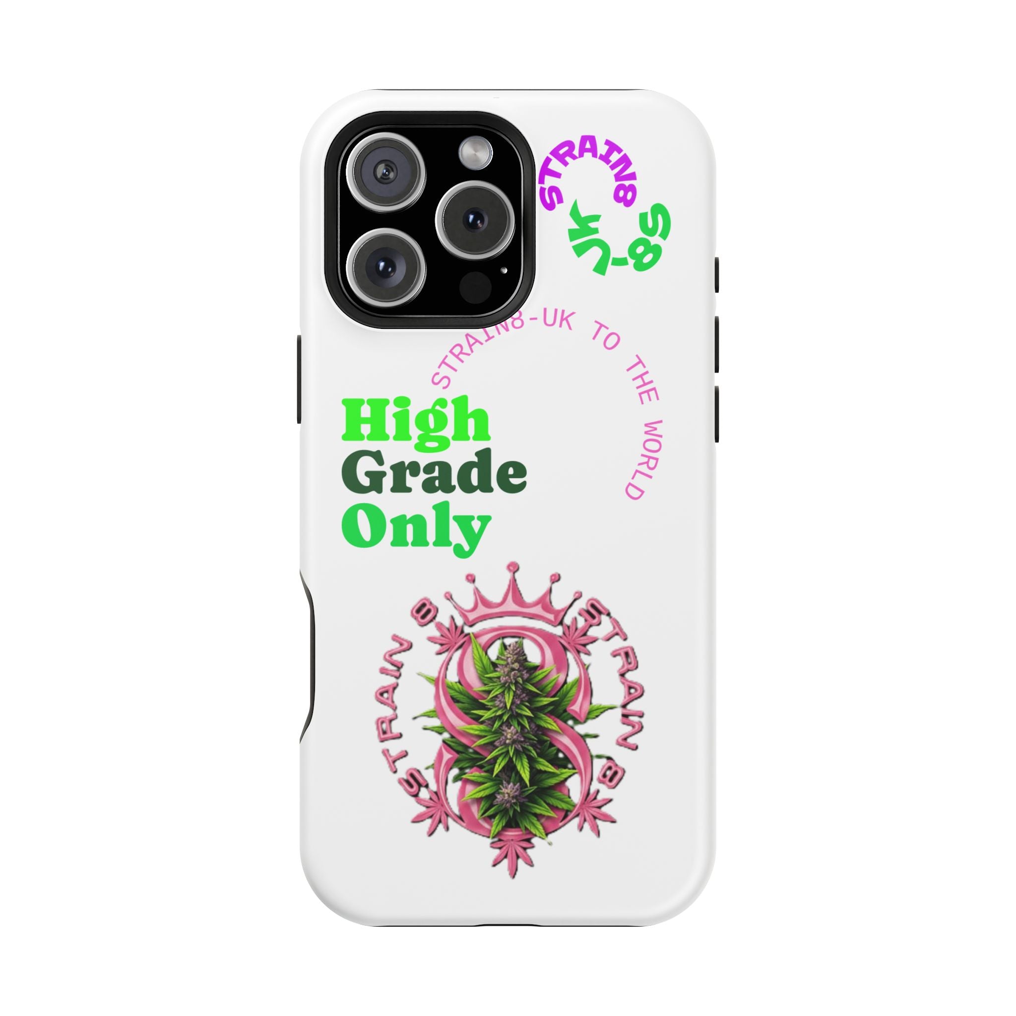 Impact-Resistant Phone Case —Strain8-UK  "High Grade Only"