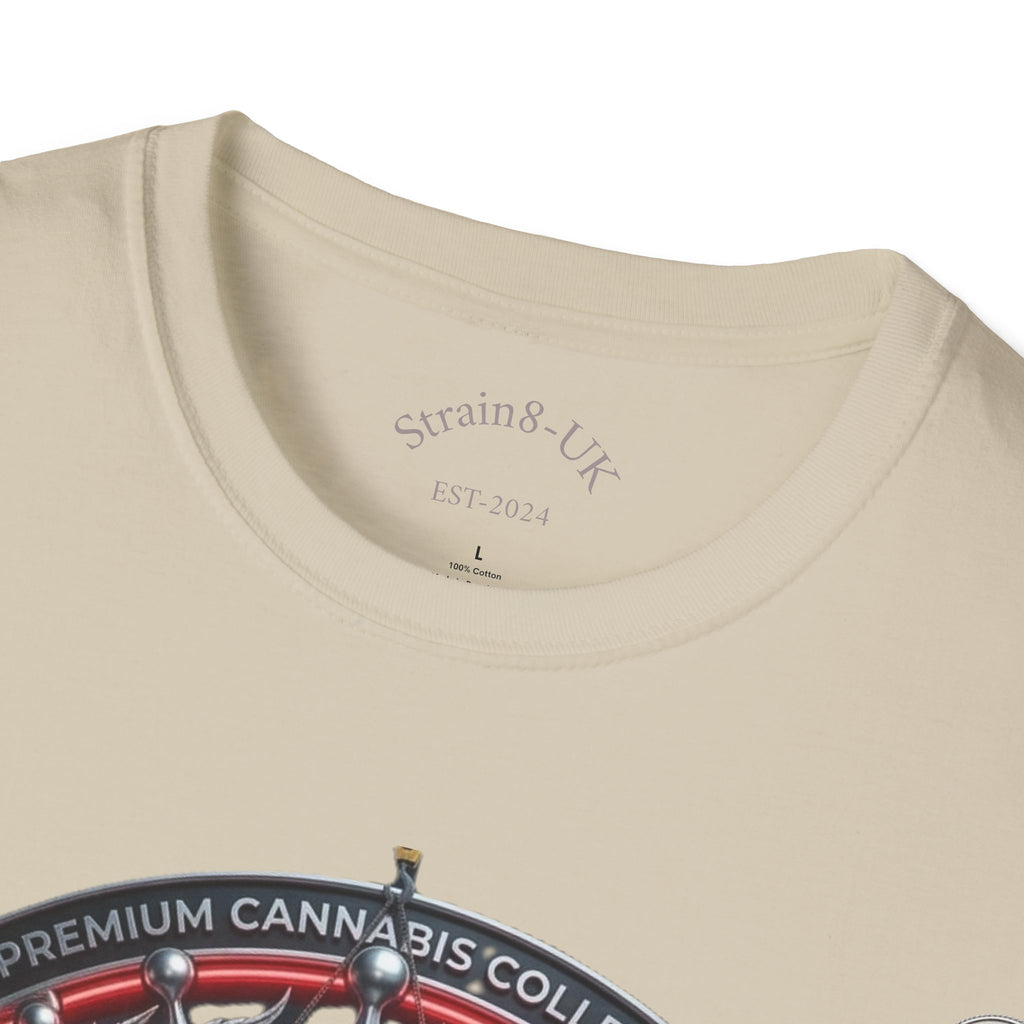Strain8-UK Under construction T-Shirt — S8-UK in design Crest Design