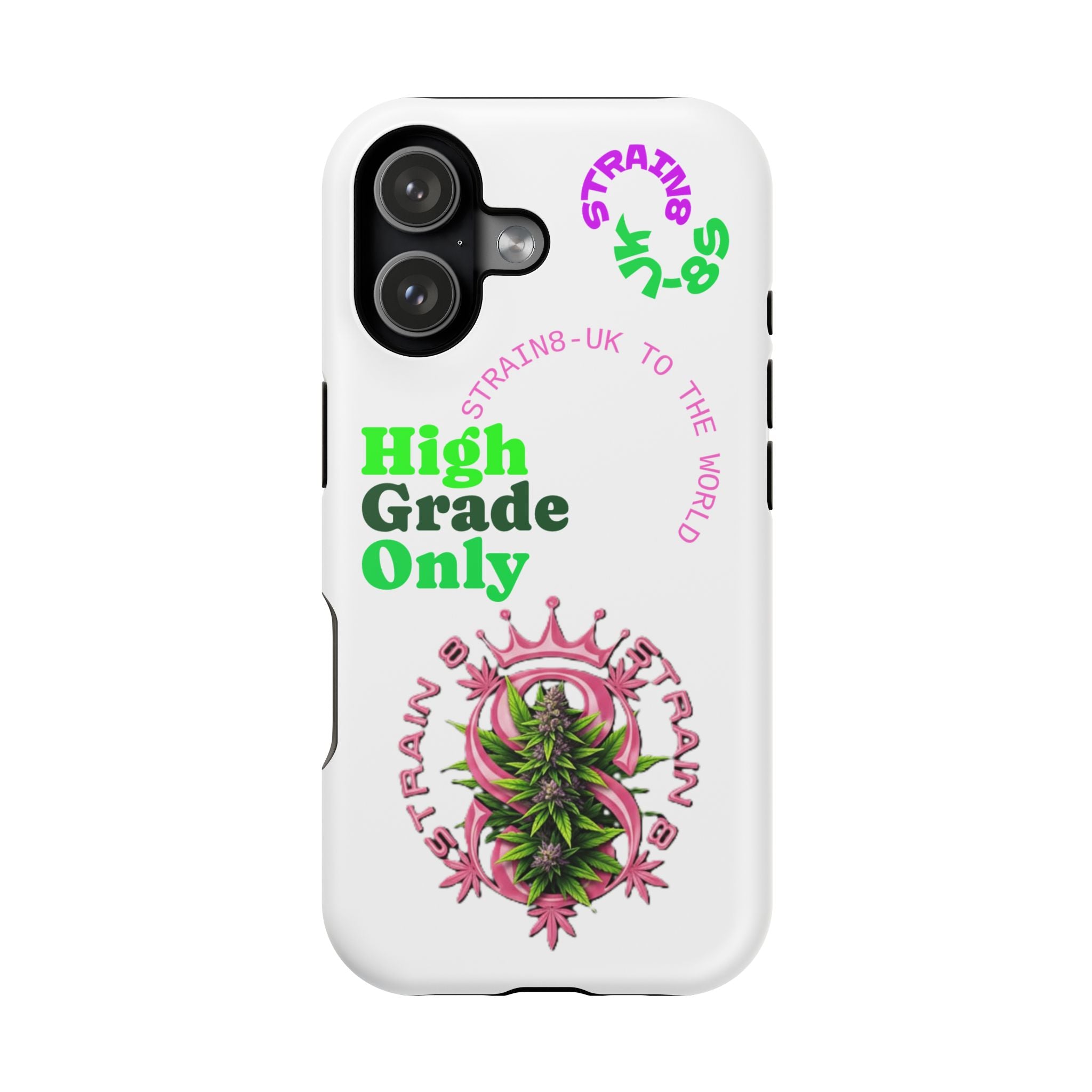 Impact-Resistant Phone Case —Strain8-UK  "High Grade Only"