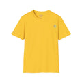Strain8-UK Logo T-Shirt — Small Embroidered Globe Tee, THE LOGO LINE........