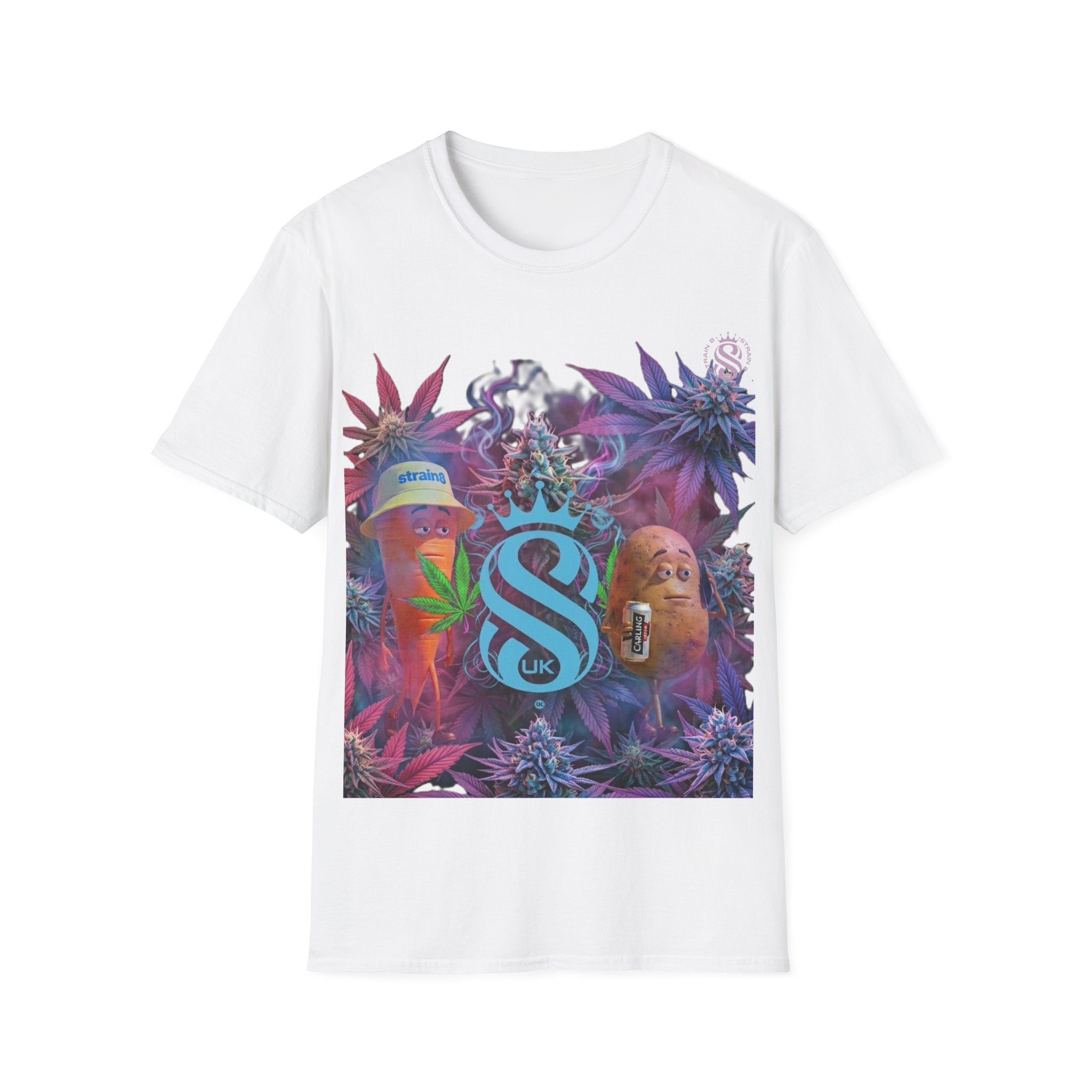 Psychedelic Ted&Fred Cannabis Collage Style TShirt