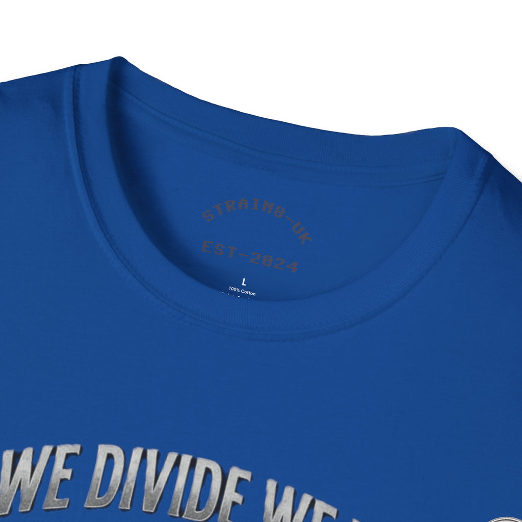 Strain8-UK If We Divide We Fall T-Shirt — Vintage Union Solidarity Graphic Tee