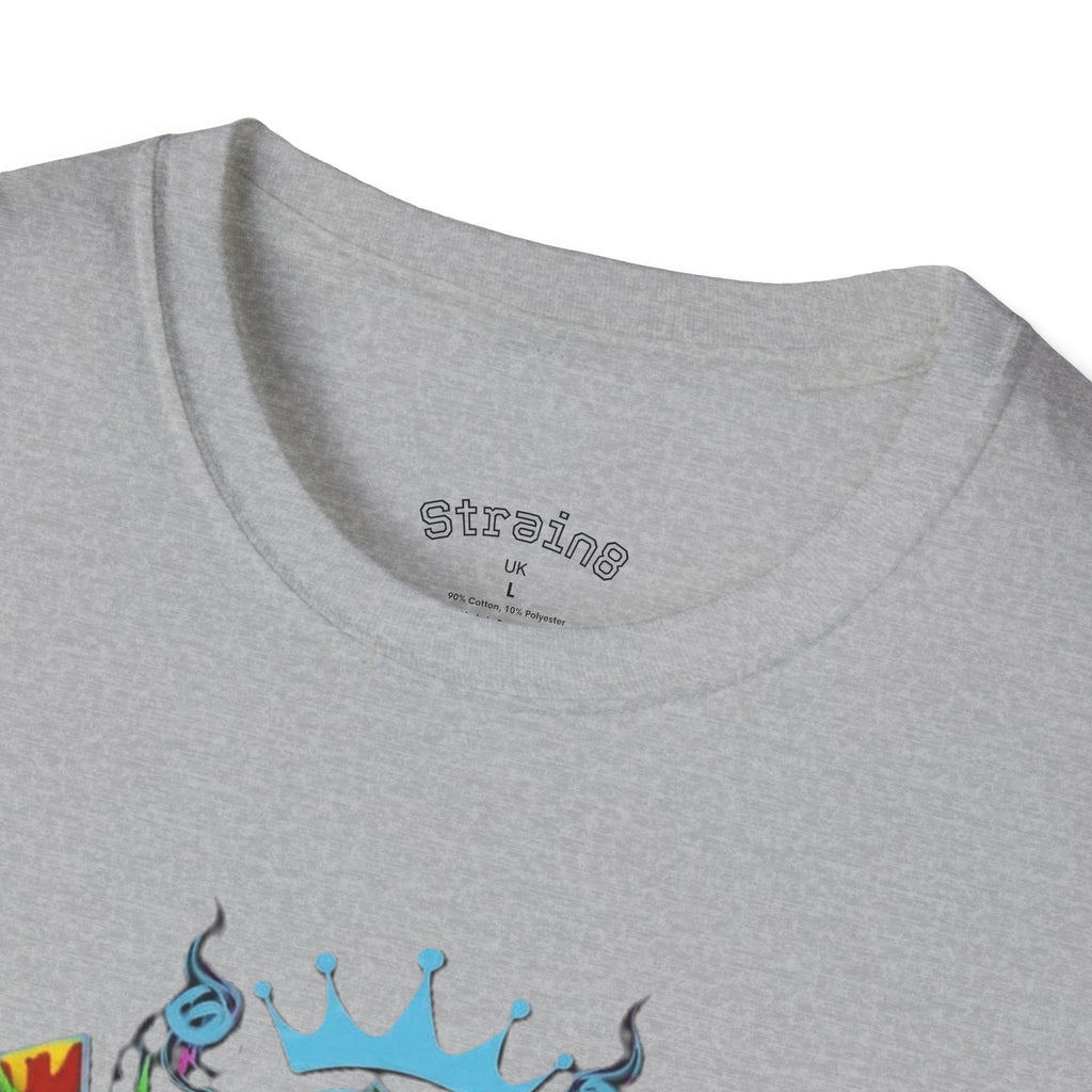 Graffiti Leaf S8-UK T-Shirt — Colorful Street Art Tee