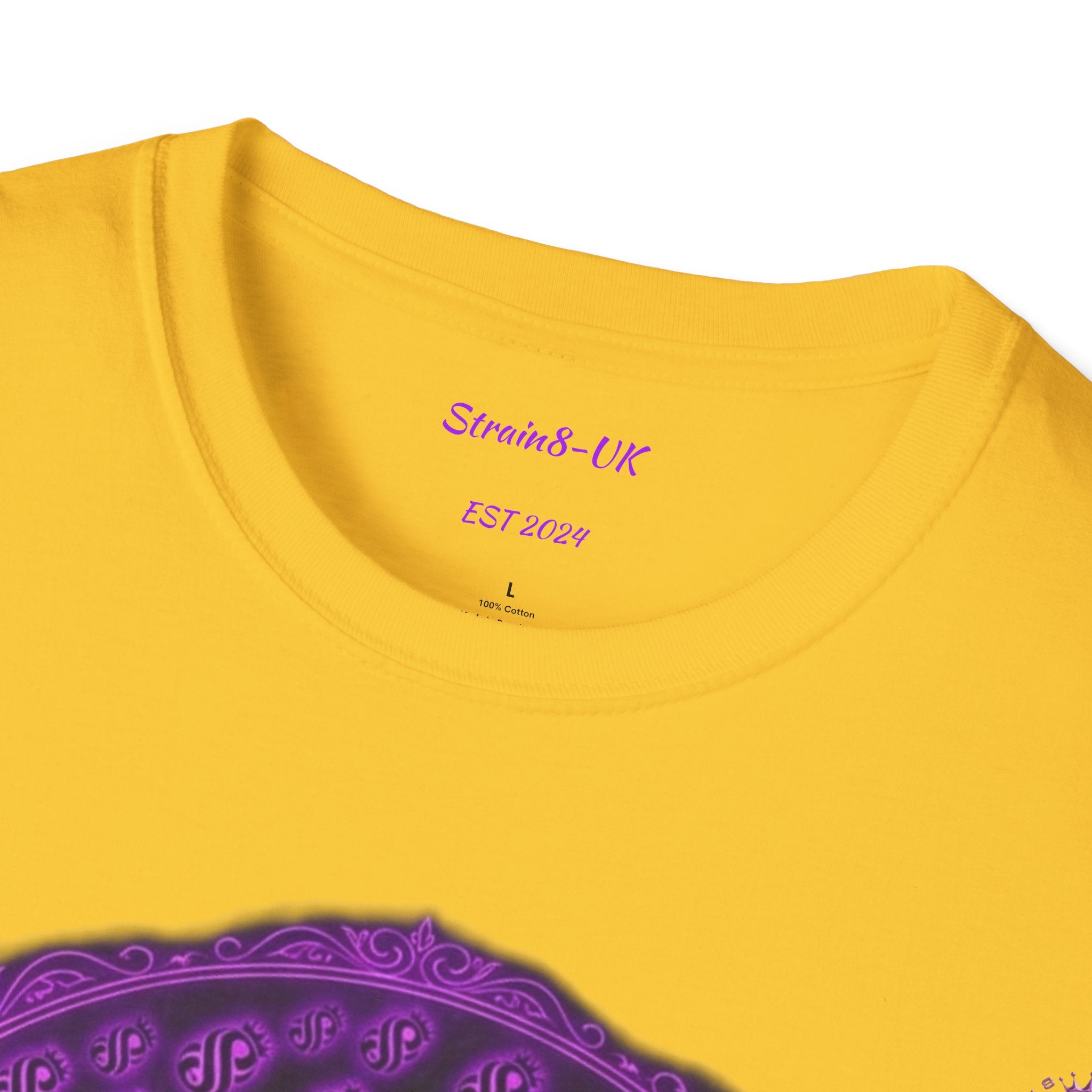 Reign Supreme Purple Medallion T-Shirt — Reign Supreme Est. 2024 Graphic Tee