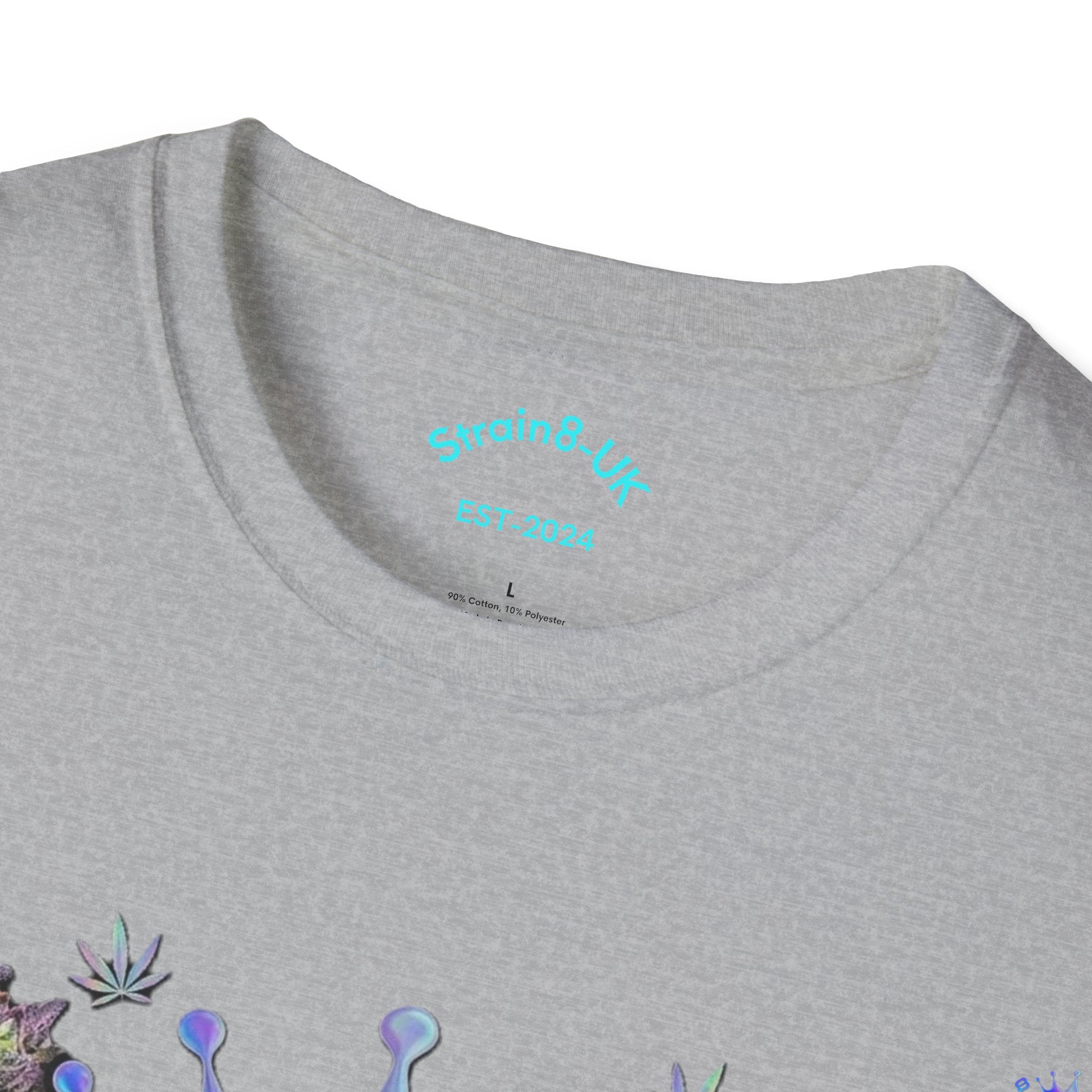 Ampersand S8-UK Logo Crown Graphic T-Shirt — Indica/Sativa S8-UK Streetwear Tee
