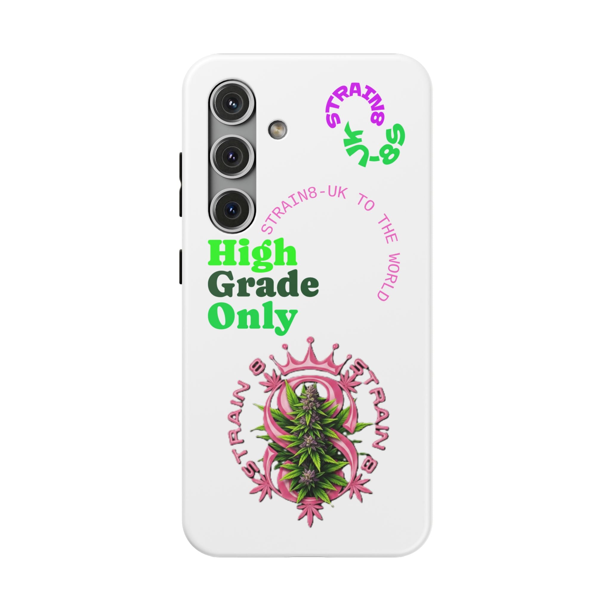 Impact-Resistant Phone Case —Strain8-UK  "High Grade Only"