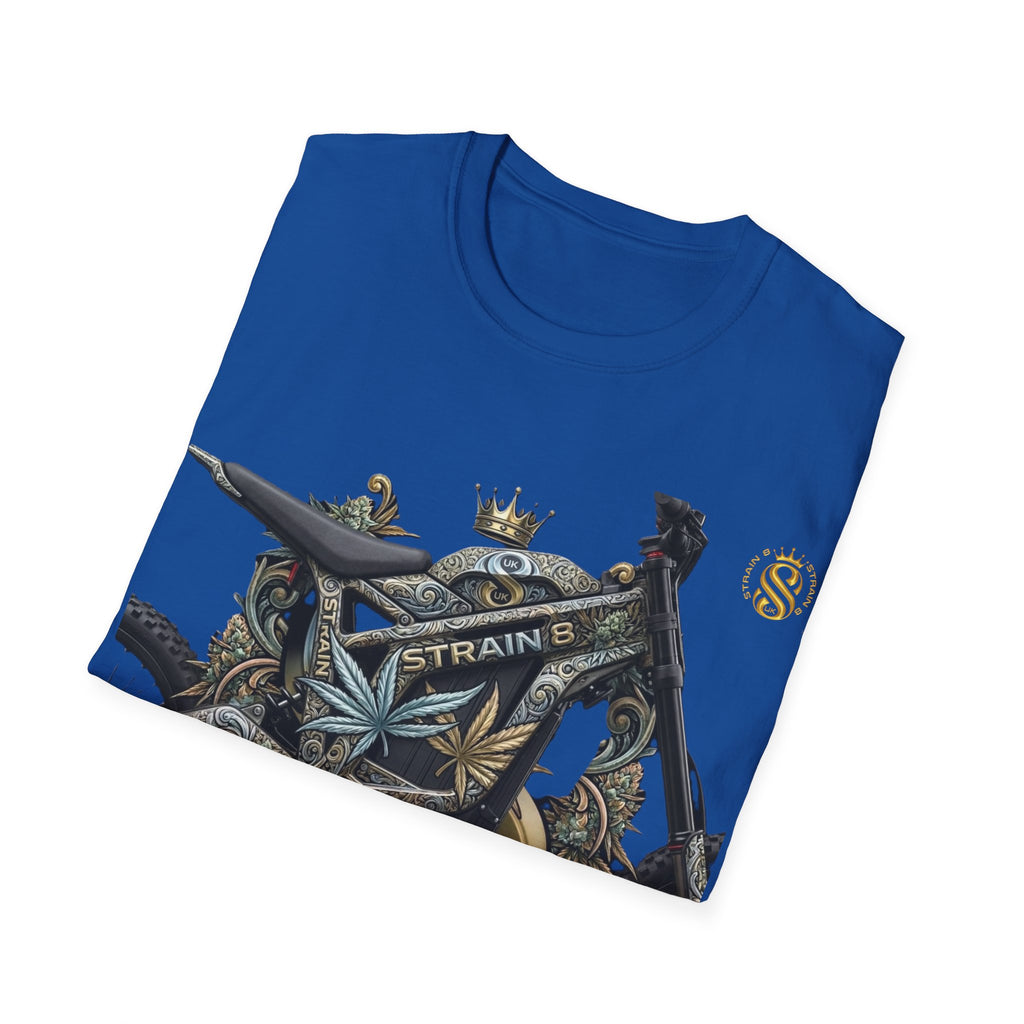 Motorcycle S8-UK Crown Graphic T-Shirt — Vintage Bike Emblem Tee