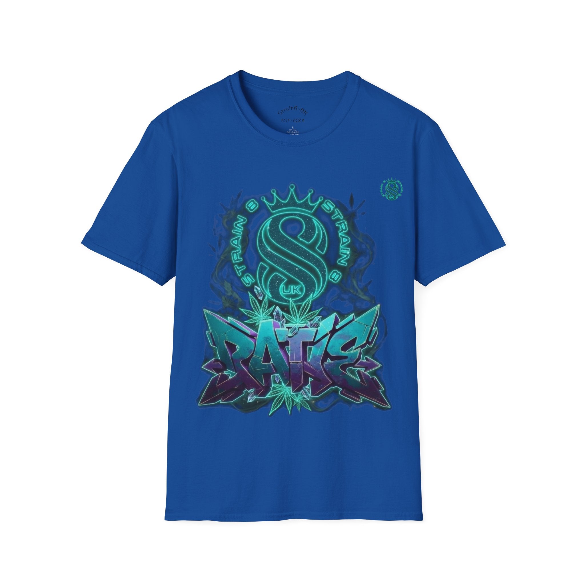 Graffiti RATIE, S8-UK Logo Crew T-Shirt — Teal S8-UK, Graffiti  Street Art Tee