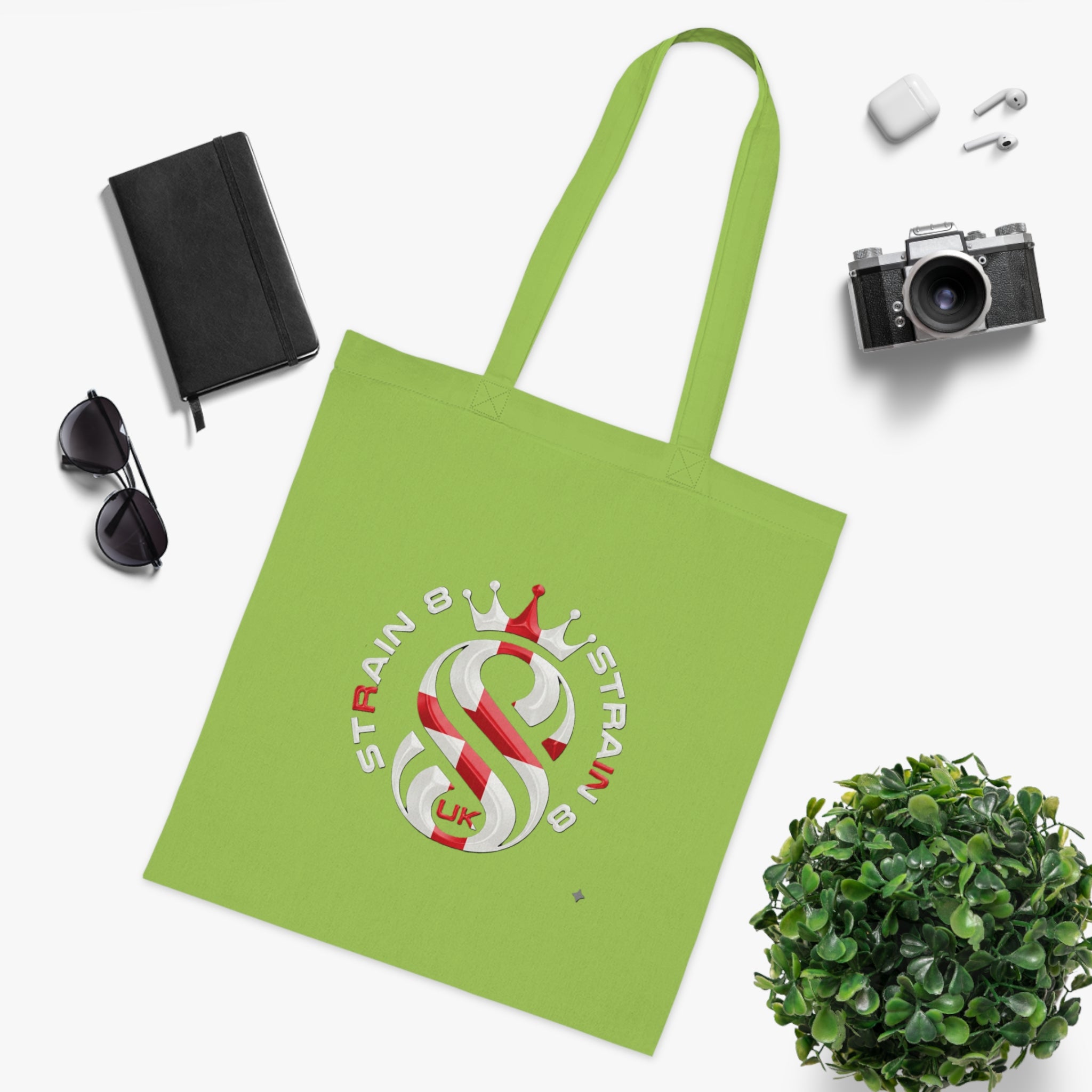 Strain8 Dreams Cotton Tote — S8-UK Logo Eco Bag