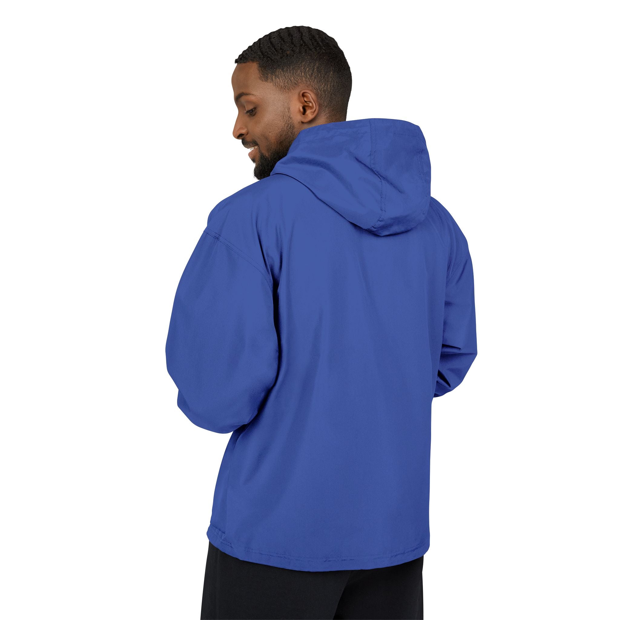 Strain8-uk Packable Orange Anorak Jacket with Script 'S8 Crest