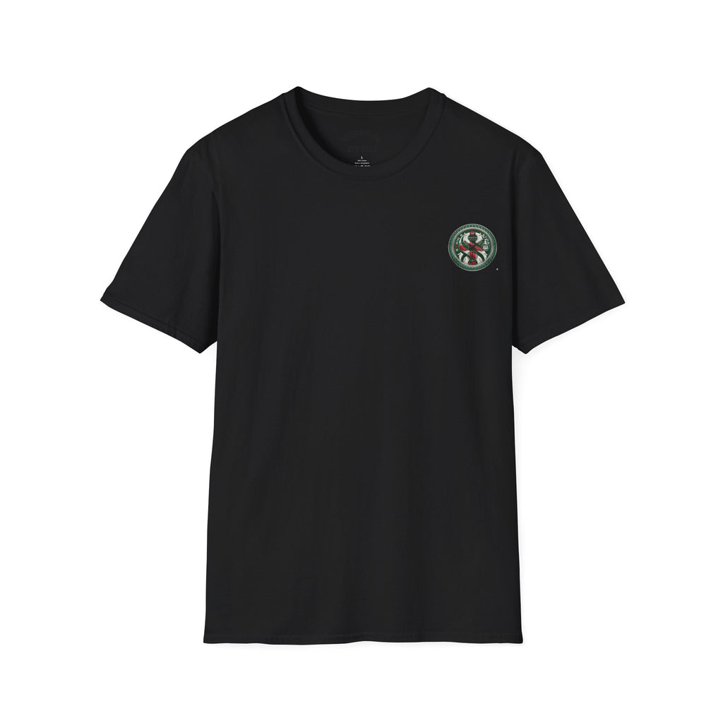 Strain8-UK Watch Face Design T‑Shirt — Nautical Travel Vibes In Emerald Green