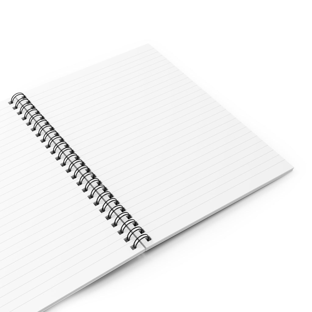 Strain8 Dreams Spiral Notebook — Bold Black Logo Ruled Journal