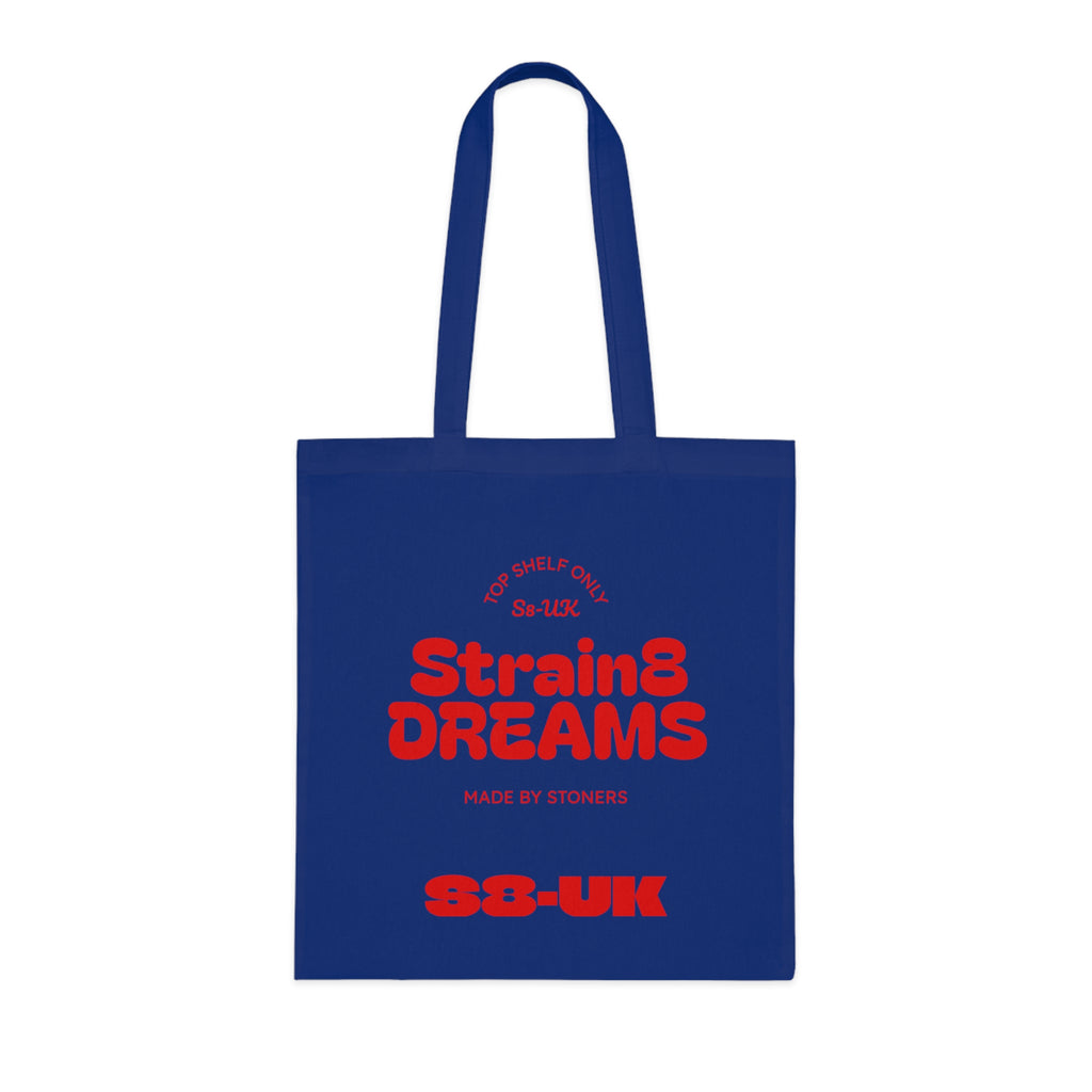 Strain8 Dreams Cotton Tote — S8-UK Logo Eco Bag