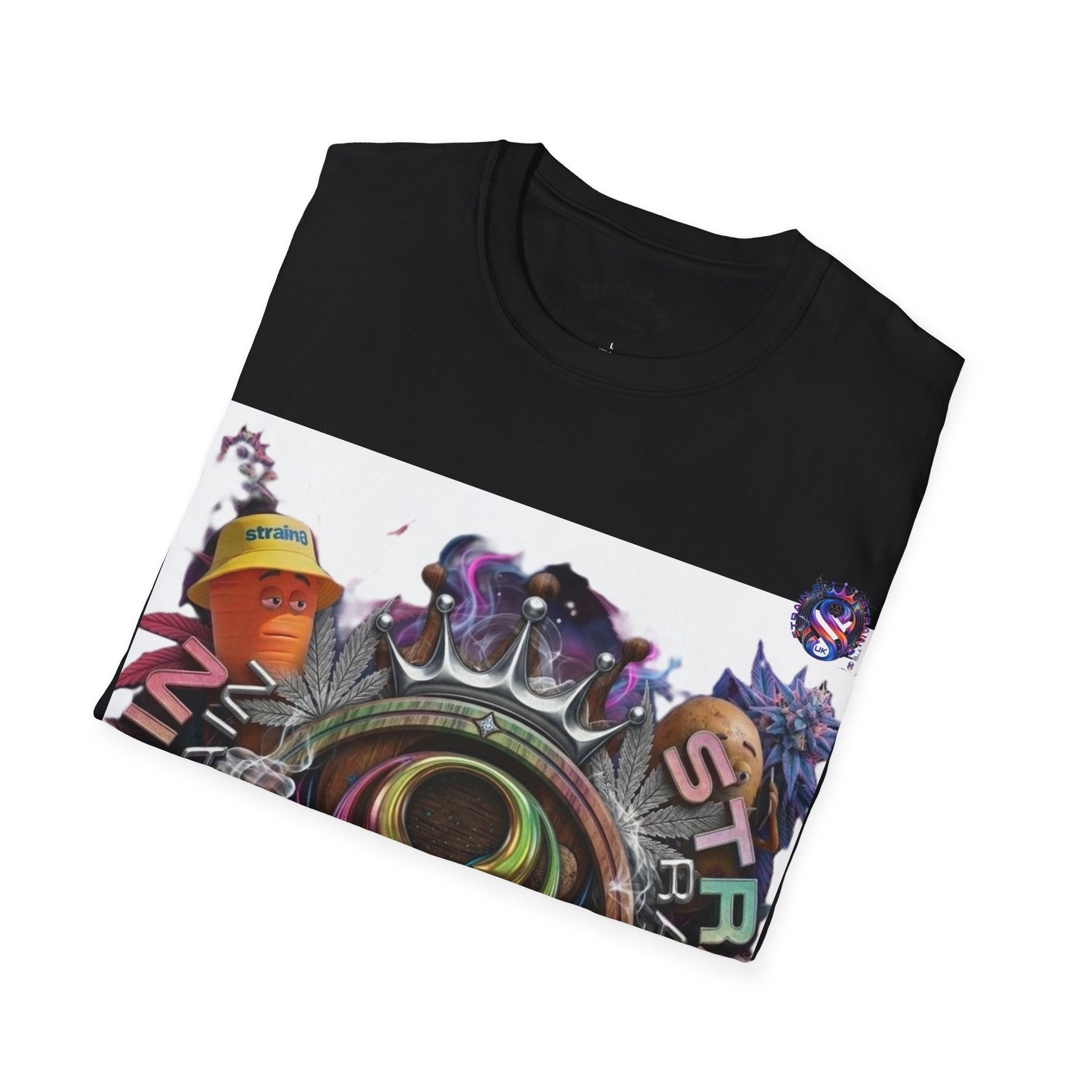 Graffiti Skate Strain8-UK Logo Original Logo T-Shirt — 'High Grade' Streetwear Graphic Tee