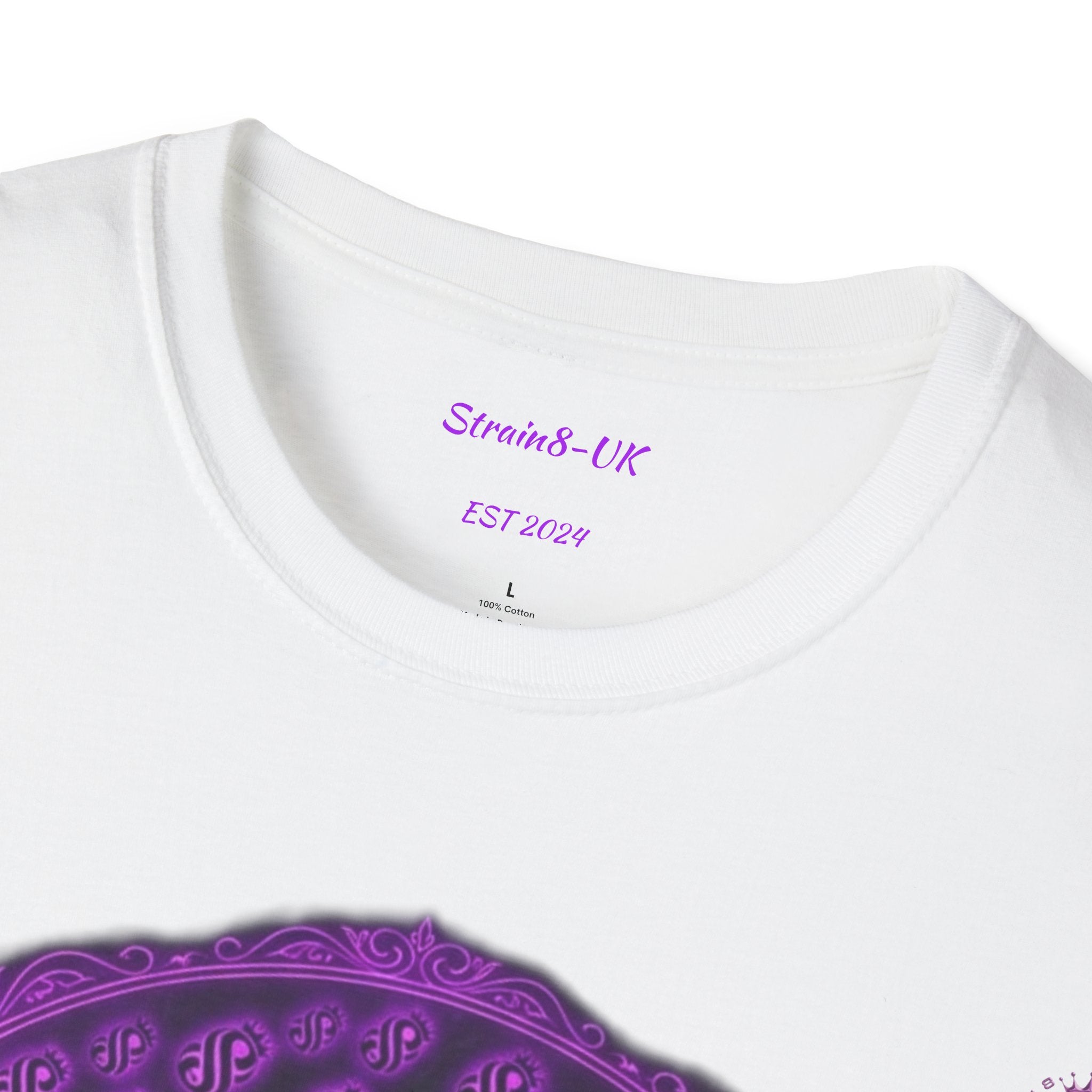 Reign Supreme Purple Medallion T-Shirt — Reign Supreme Est. 2024 Graphic Tee