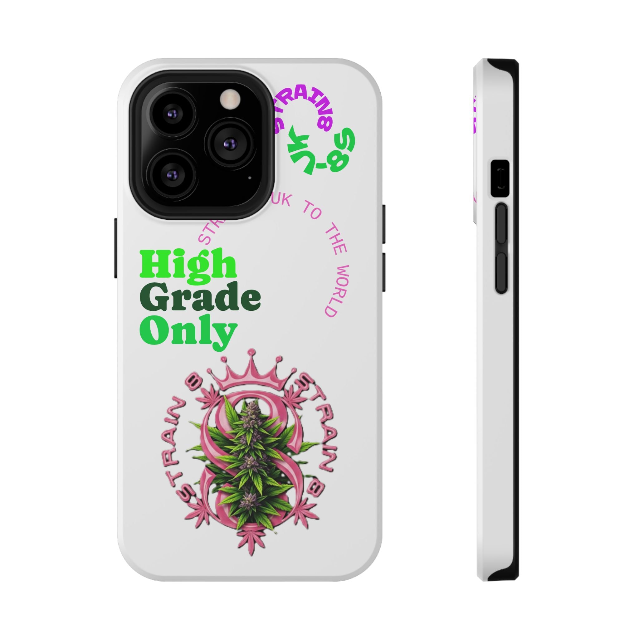 Impact-Resistant Phone Case —Strain8-UK  "High Grade Only"