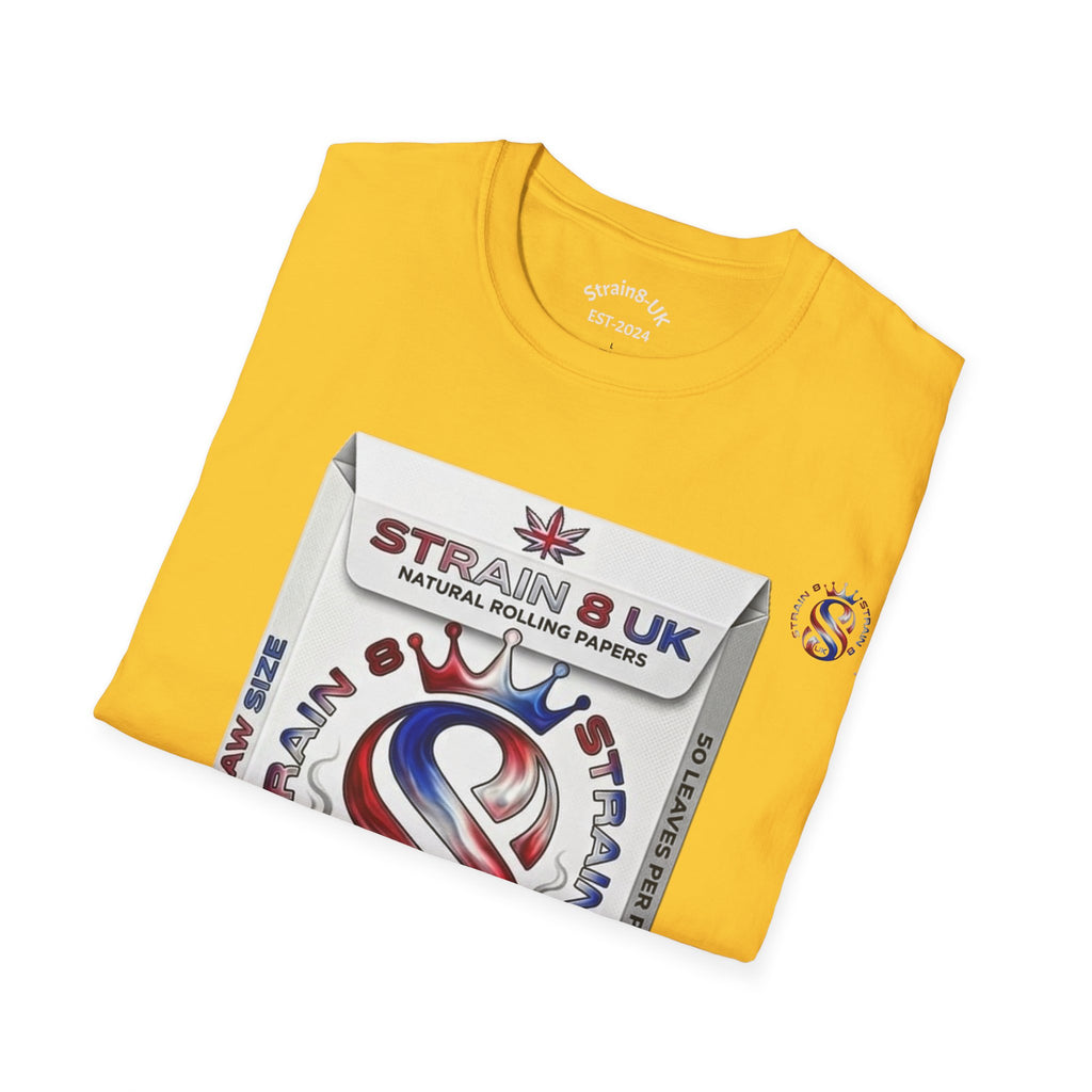 Strain8-UK Rizla box high quality T-Shirt design S8-UK Logo mixed in Tee