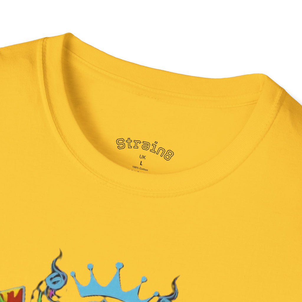 Graffiti Leaf S8-UK T-Shirt — Colorful Street Art Tee