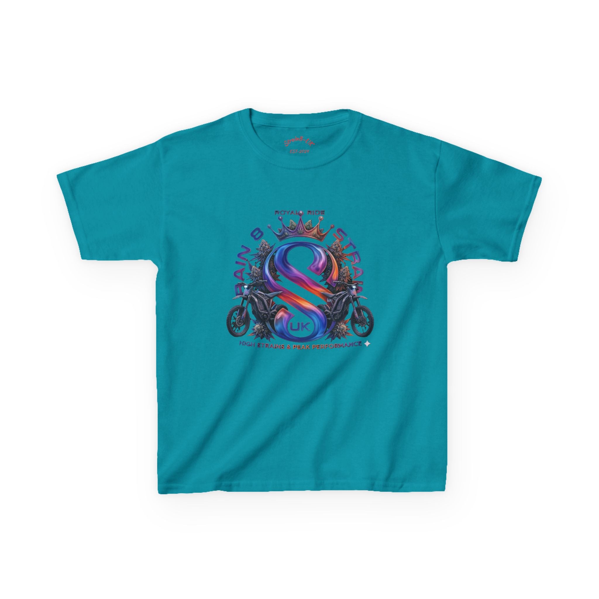 Kids E-Bike Team S8-UK Tee — E-Bike Motorcycle Graphic