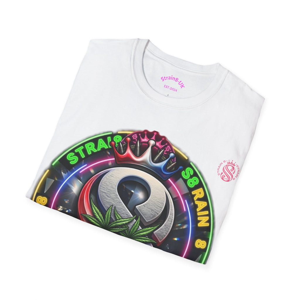 Strain8-UK Ted&Fred Special UK Logo T-Shirt — Cannabis Emblem Graphic Tee