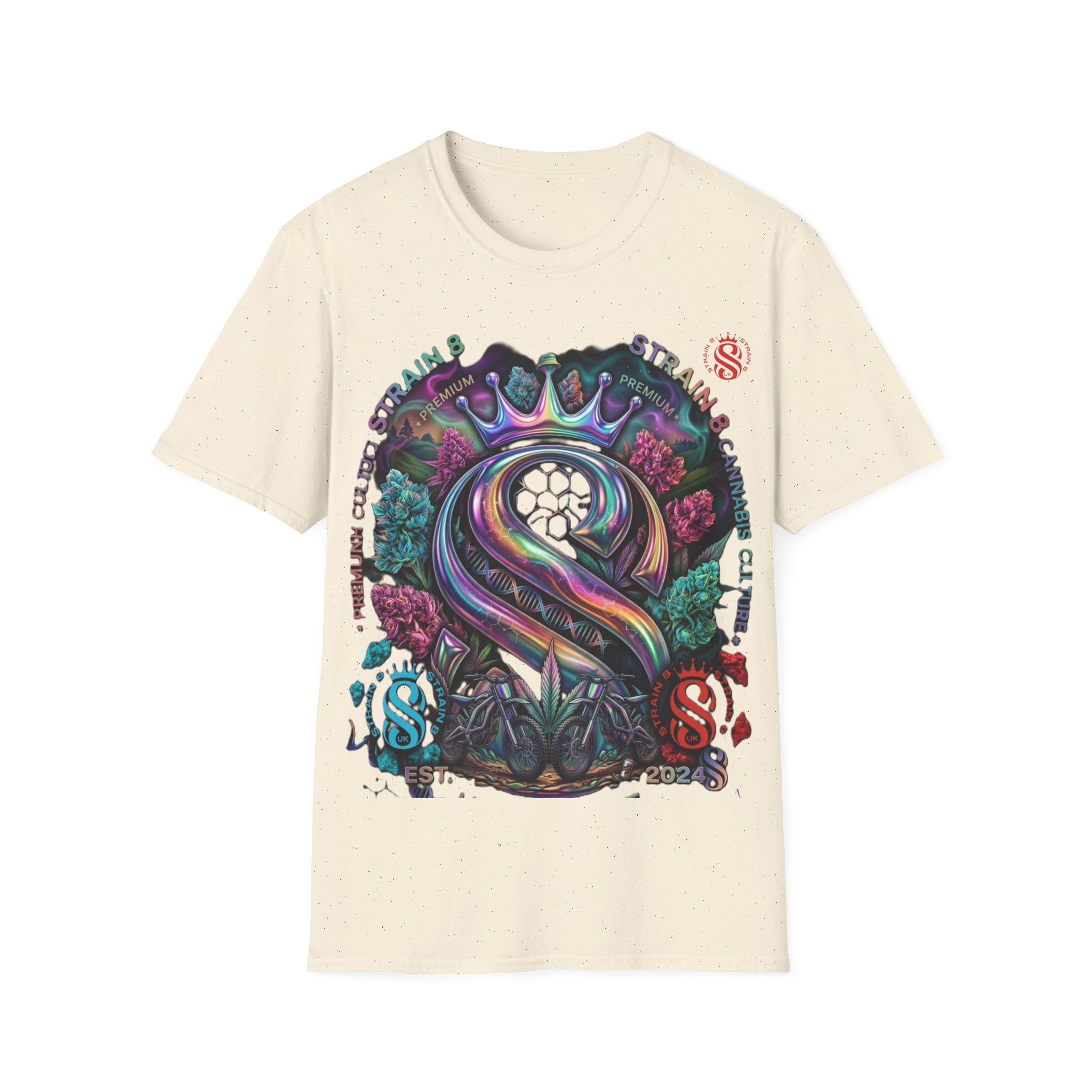 Unisex Softstyle Strain8-UK T-Shirt With Original Logo