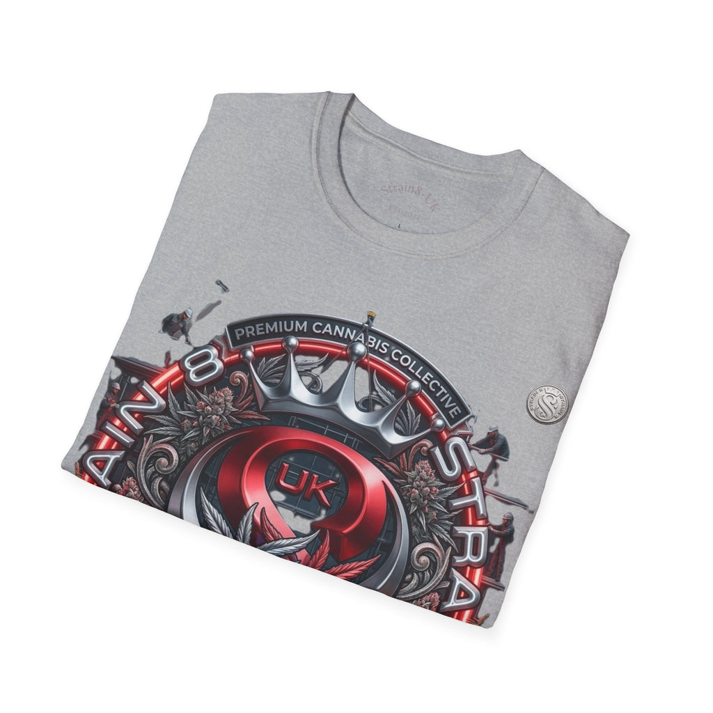 Strain8-UK Under construction T-Shirt — S8-UK in design Crest Design
