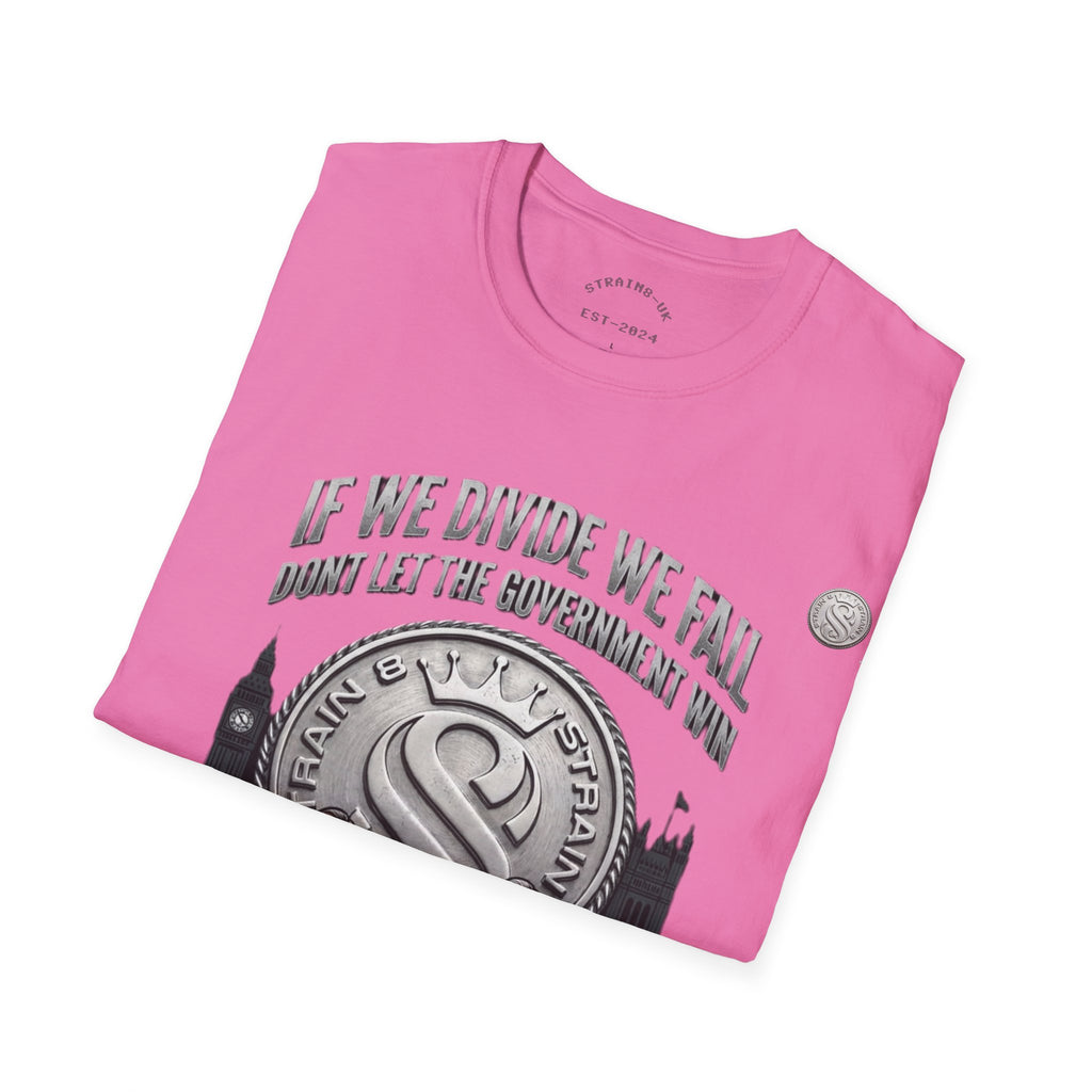 Strain8-UK If We Divide We Fall T-Shirt — Vintage Union Solidarity Graphic Tee