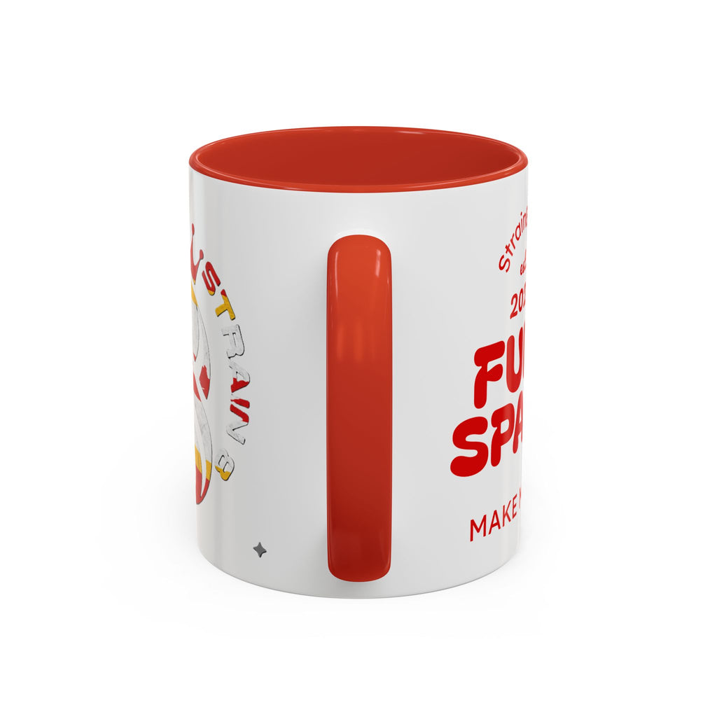Strain8-UK Fully Spanglish Pride Accent Coffee Mug — 'Soy Español' Crown Monogram (11/15oz)