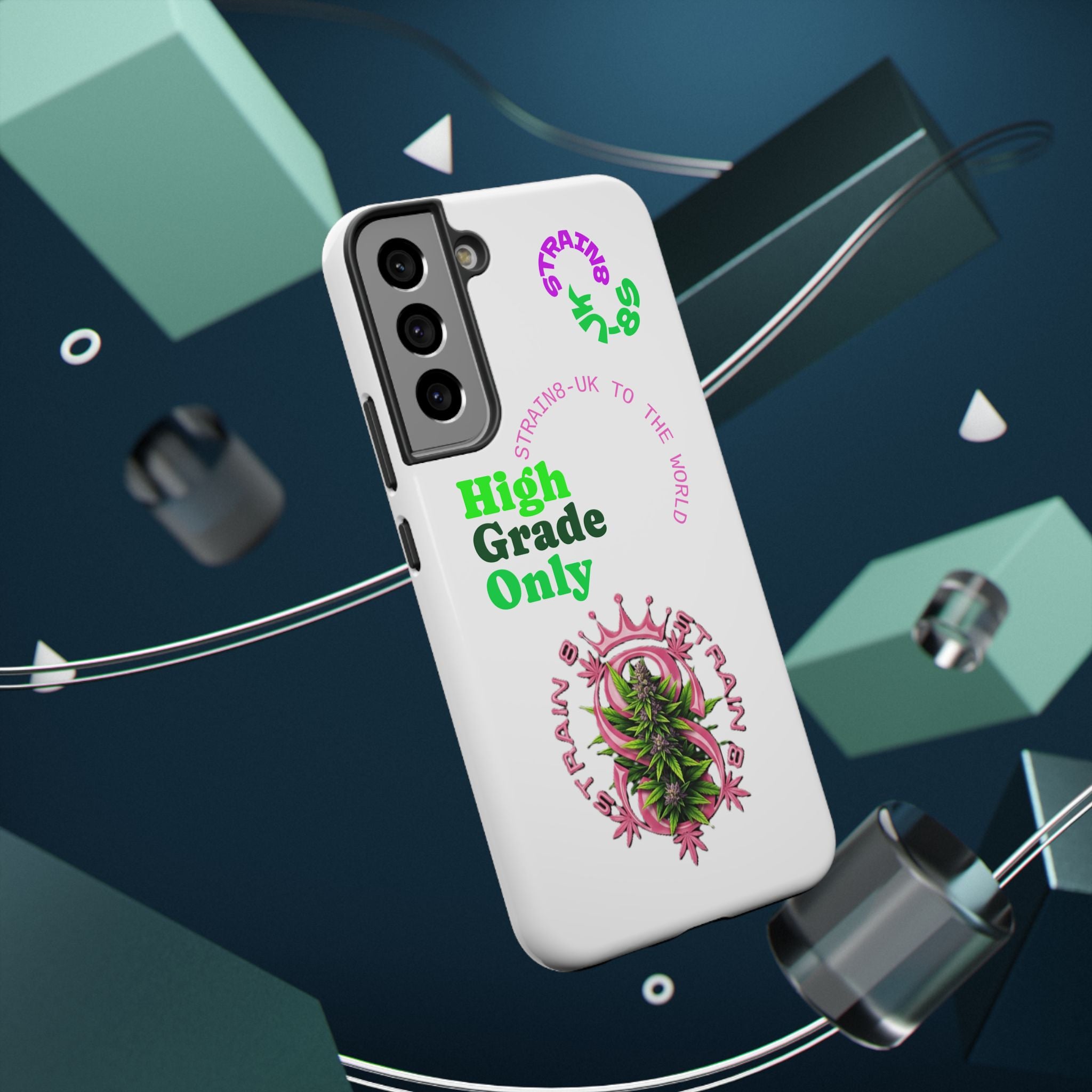 Impact-Resistant Phone Case —Strain8-UK  "High Grade Only"