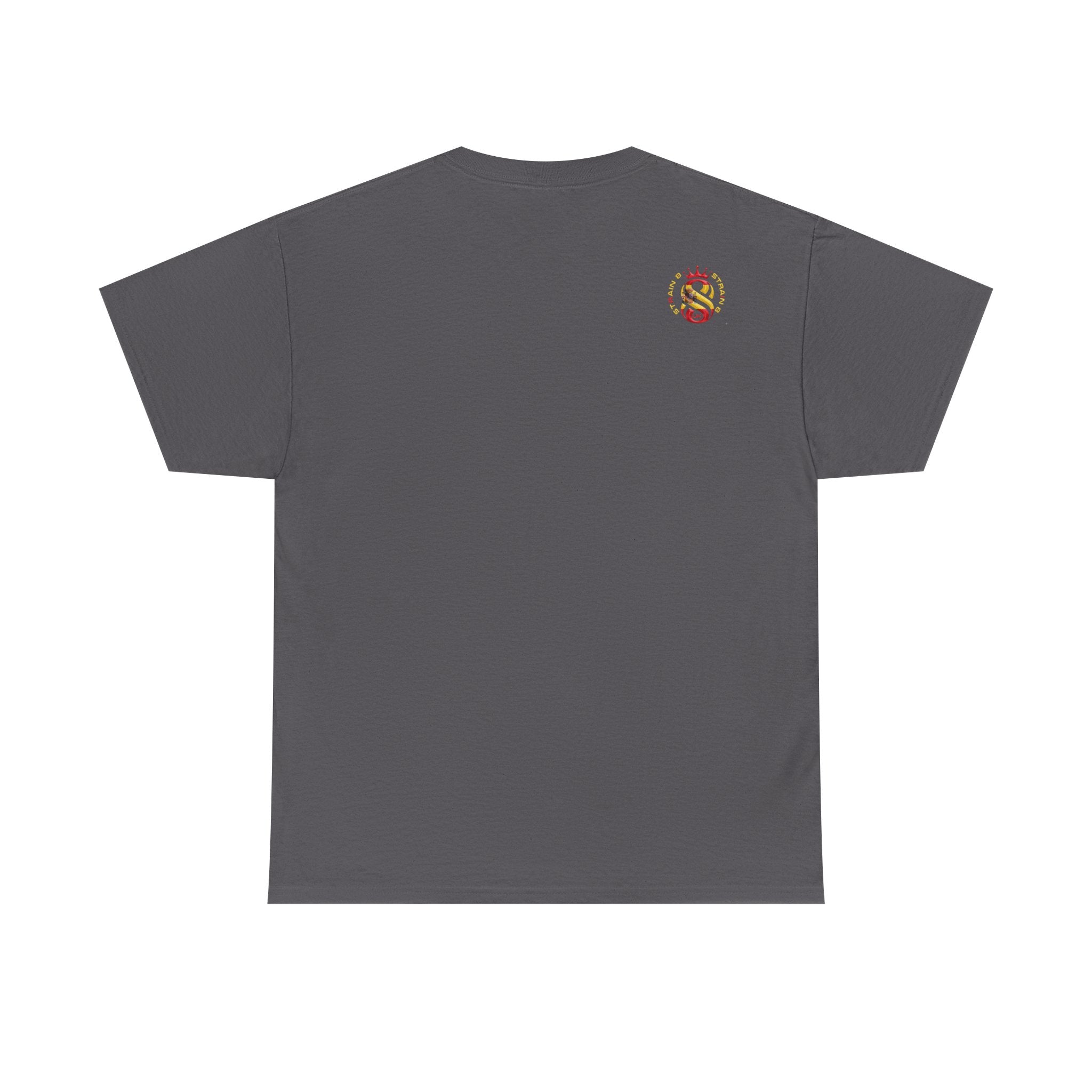 Strain8-UK Dreams 2024 St george cross & spanish flag original logo Tee — Graphic Band Tour Style T‑Shirt