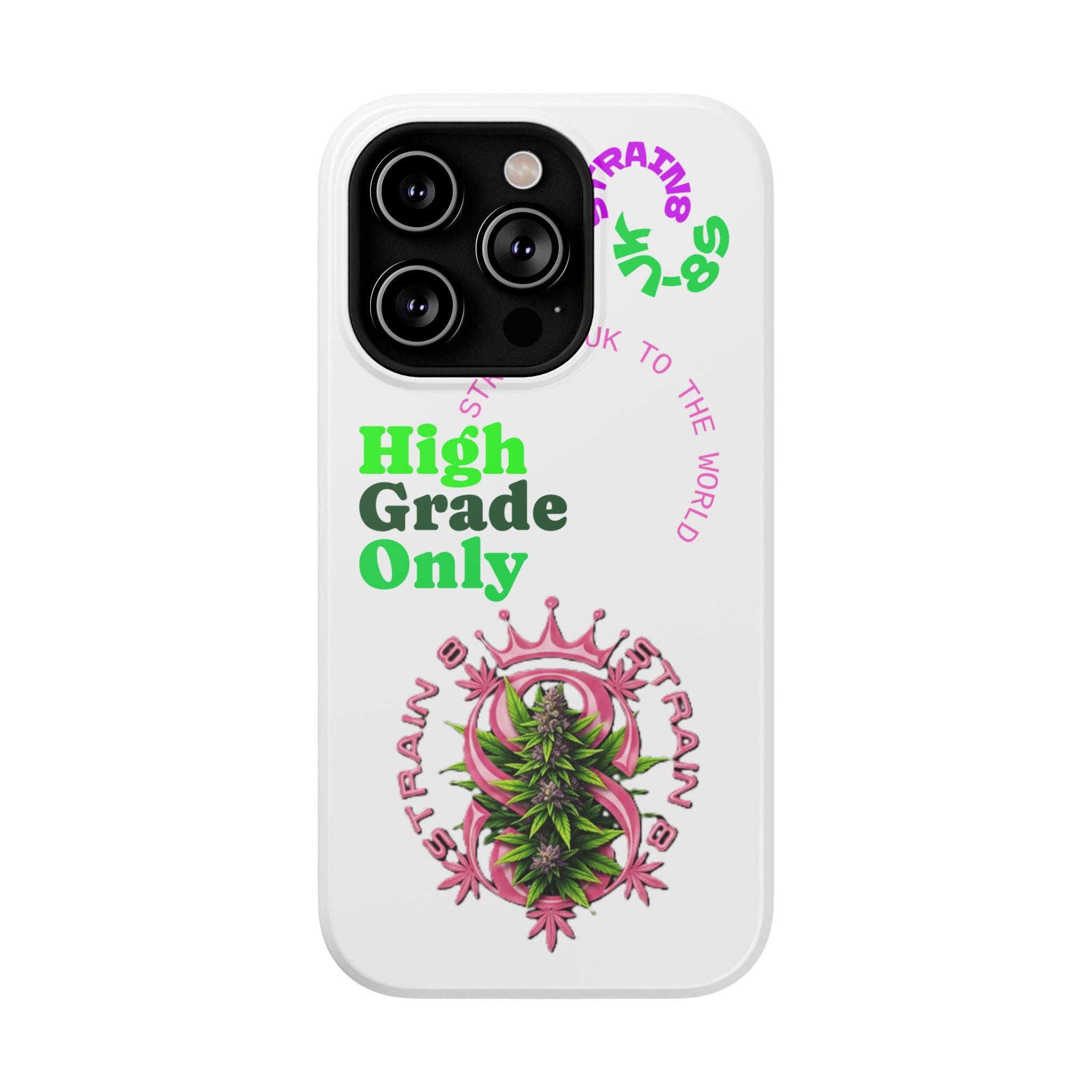 Impact-Resistant Phone Case —Strain8-UK  "High Grade Only"