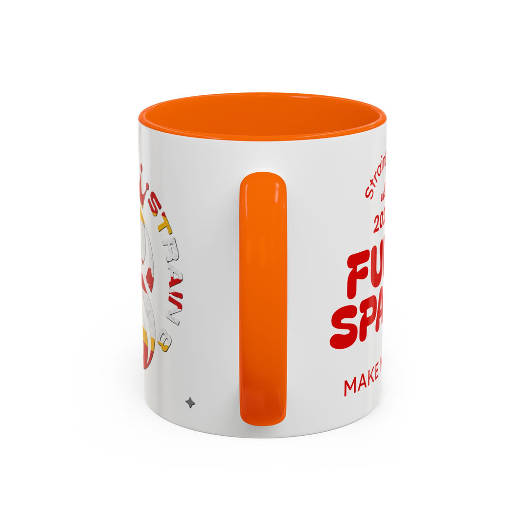 Strain8-UK Fully Spanglish Pride Accent Coffee Mug — 'Soy Español' Crown Monogram (11/15oz)