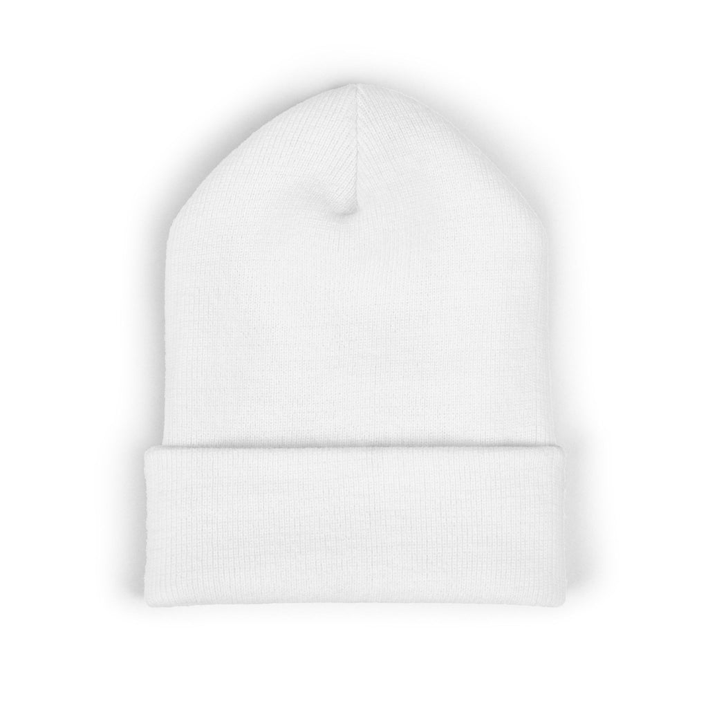 Embroidered Graffiti S8-UK Logo Cuffed Beanie — Cozy Knit Winter Hat