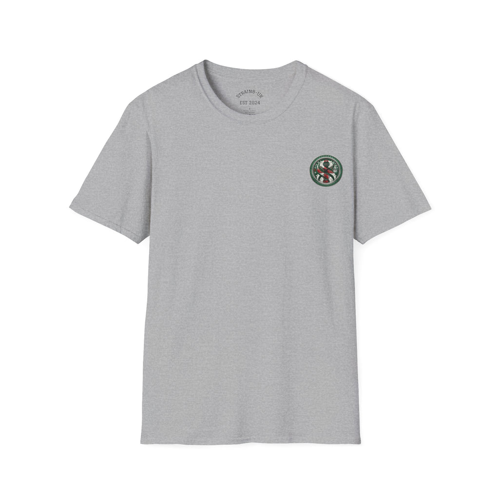 Strain8-UK Watch Face Design T‑Shirt — Nautical Travel Vibes In Emerald Green