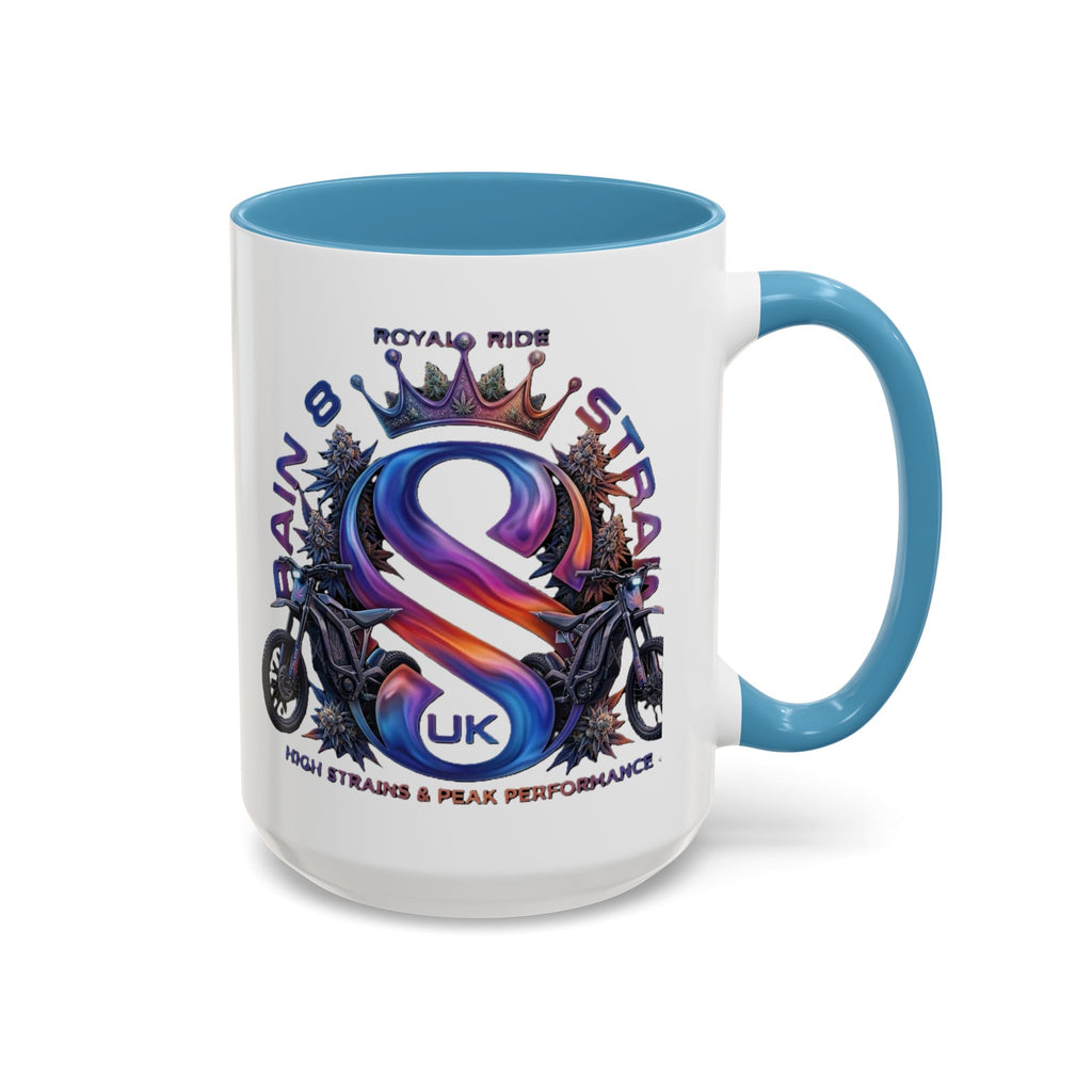 Royal Ride Strain8-UK Accent Coffee Mug – E-Bike Logo 11/15oz