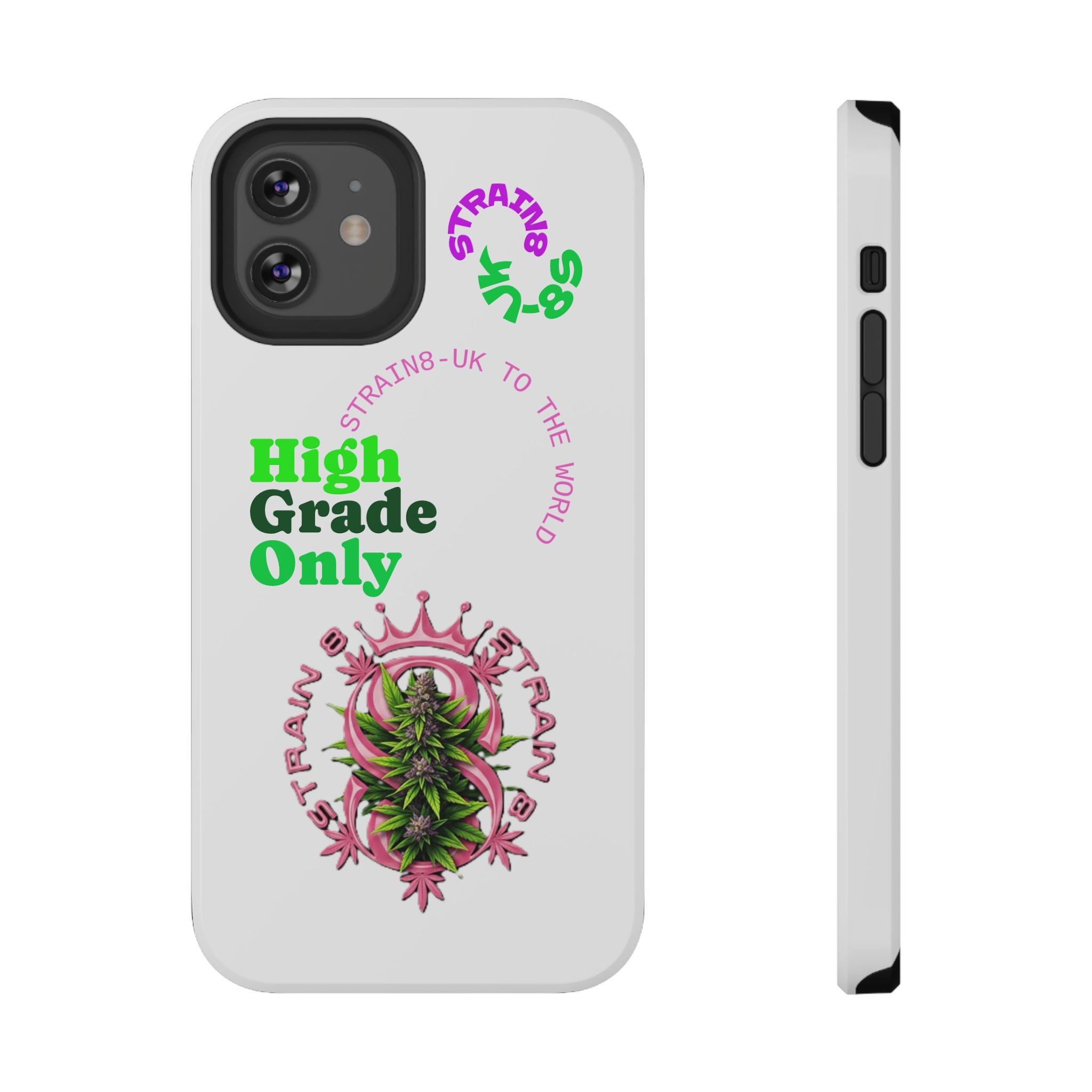 Impact-Resistant Phone Case —Strain8-UK  "High Grade Only"