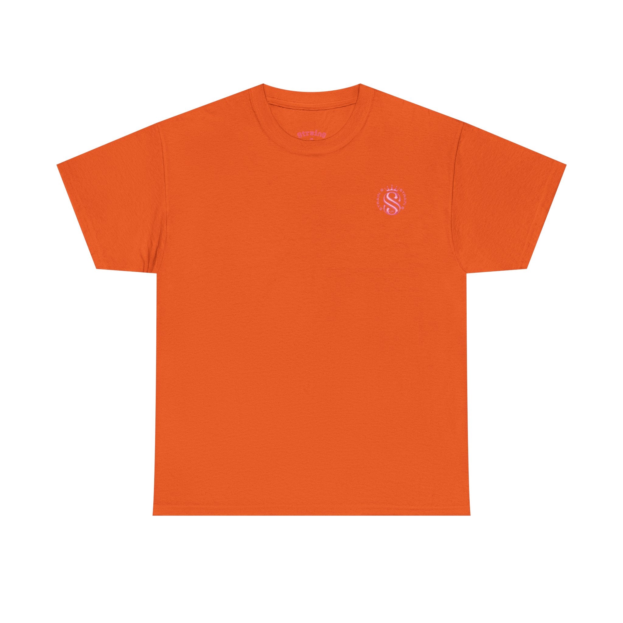 Strain8 Dreams Tee — Bold Pink Logo Graphic T-Shirt