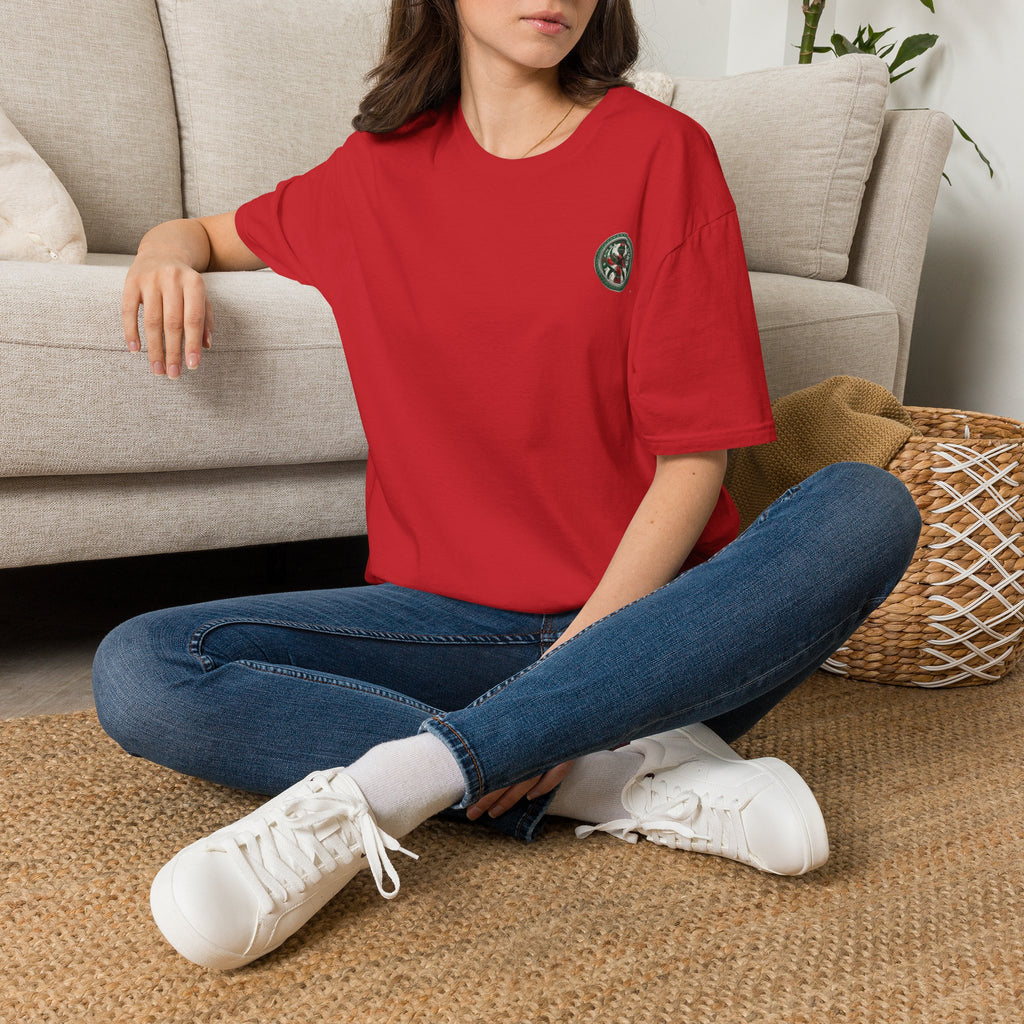 Strain8-UK Watch Face Design T‑Shirt — Nautical Travel Vibes In Emerald Green
