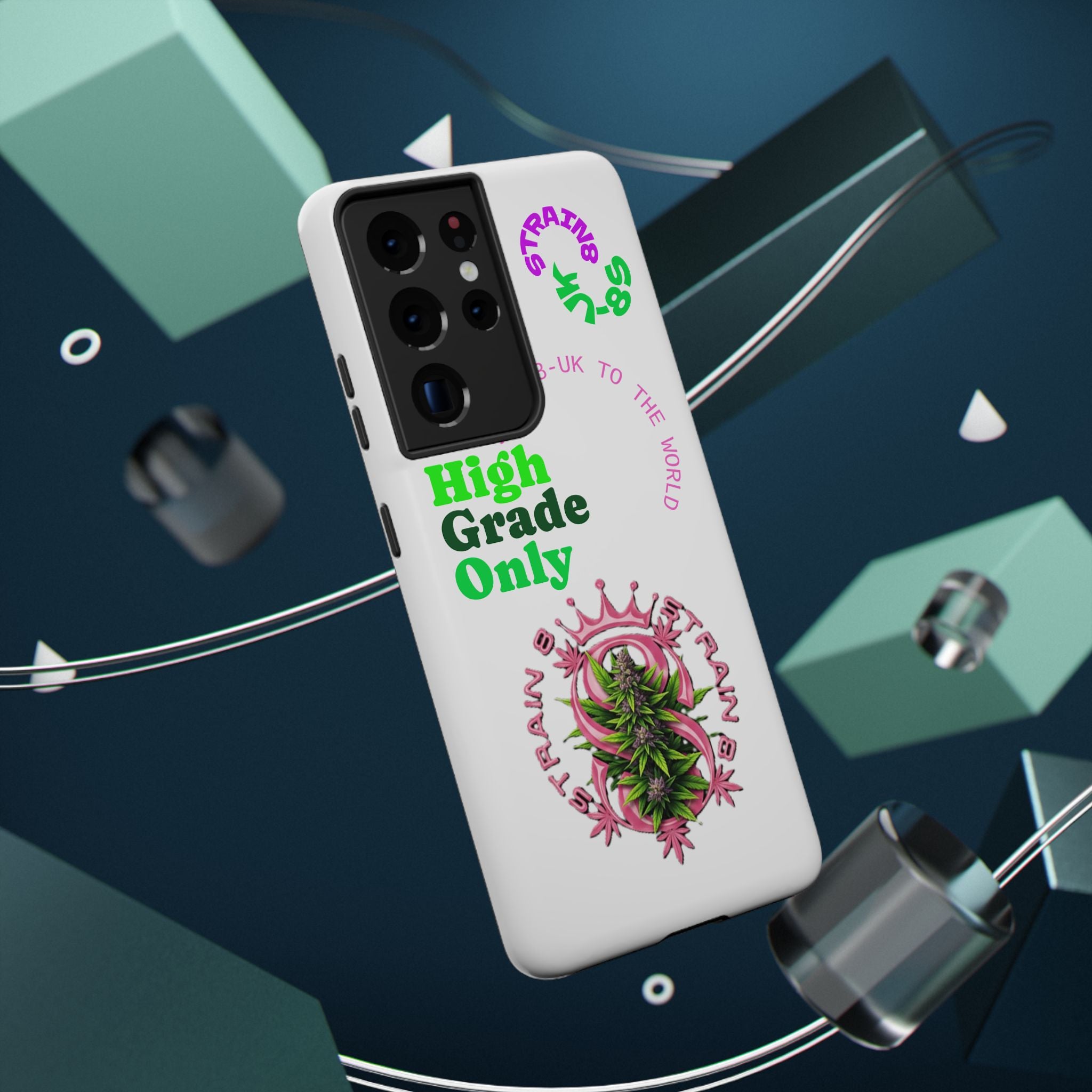 Impact-Resistant Phone Case —Strain8-UK  "High Grade Only"