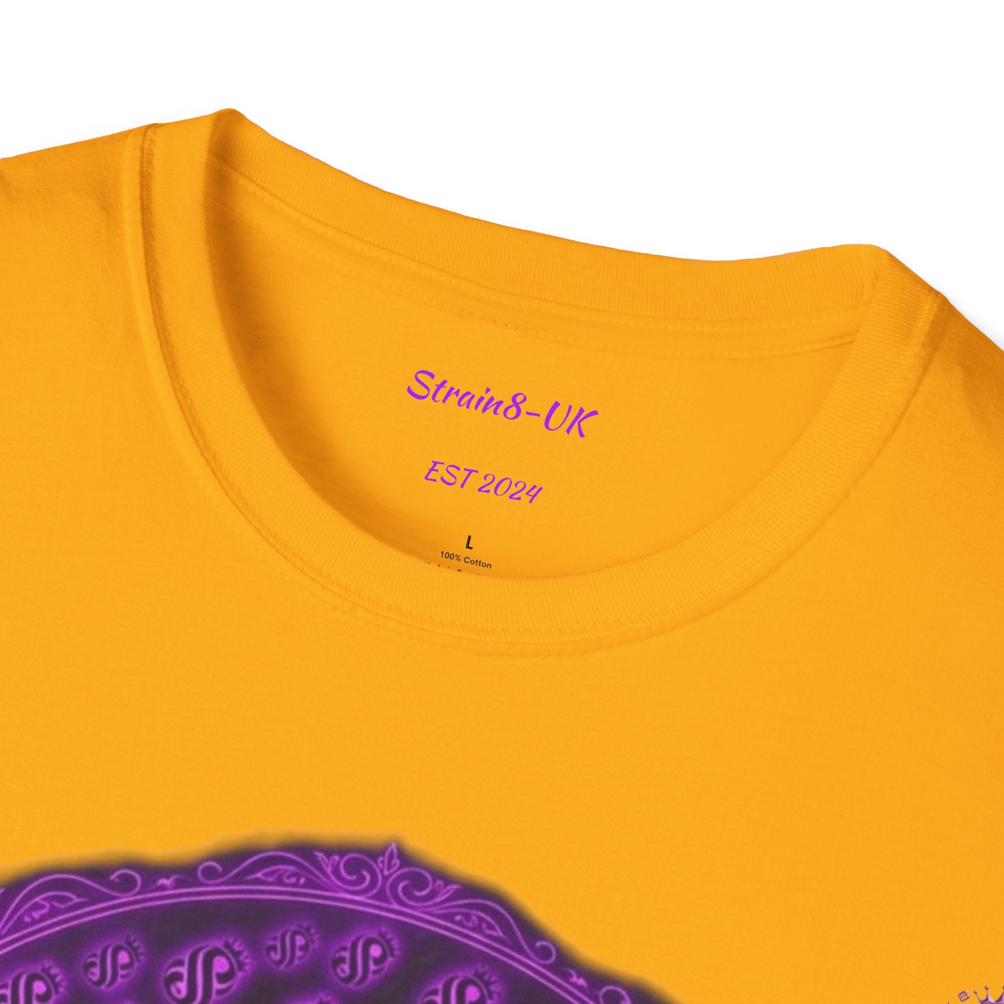 Reign Supreme Purple Medallion T-Shirt — Reign Supreme Est. 2024 Graphic Tee