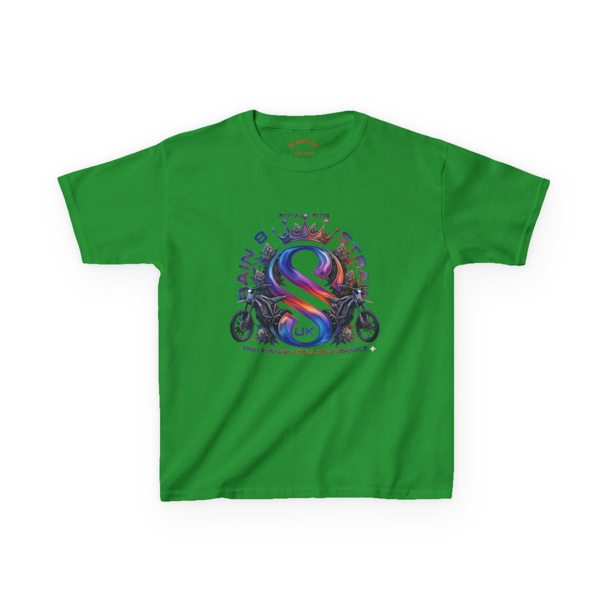 Kids E-Bike Team S8-UK Tee — E-Bike Motorcycle Graphic