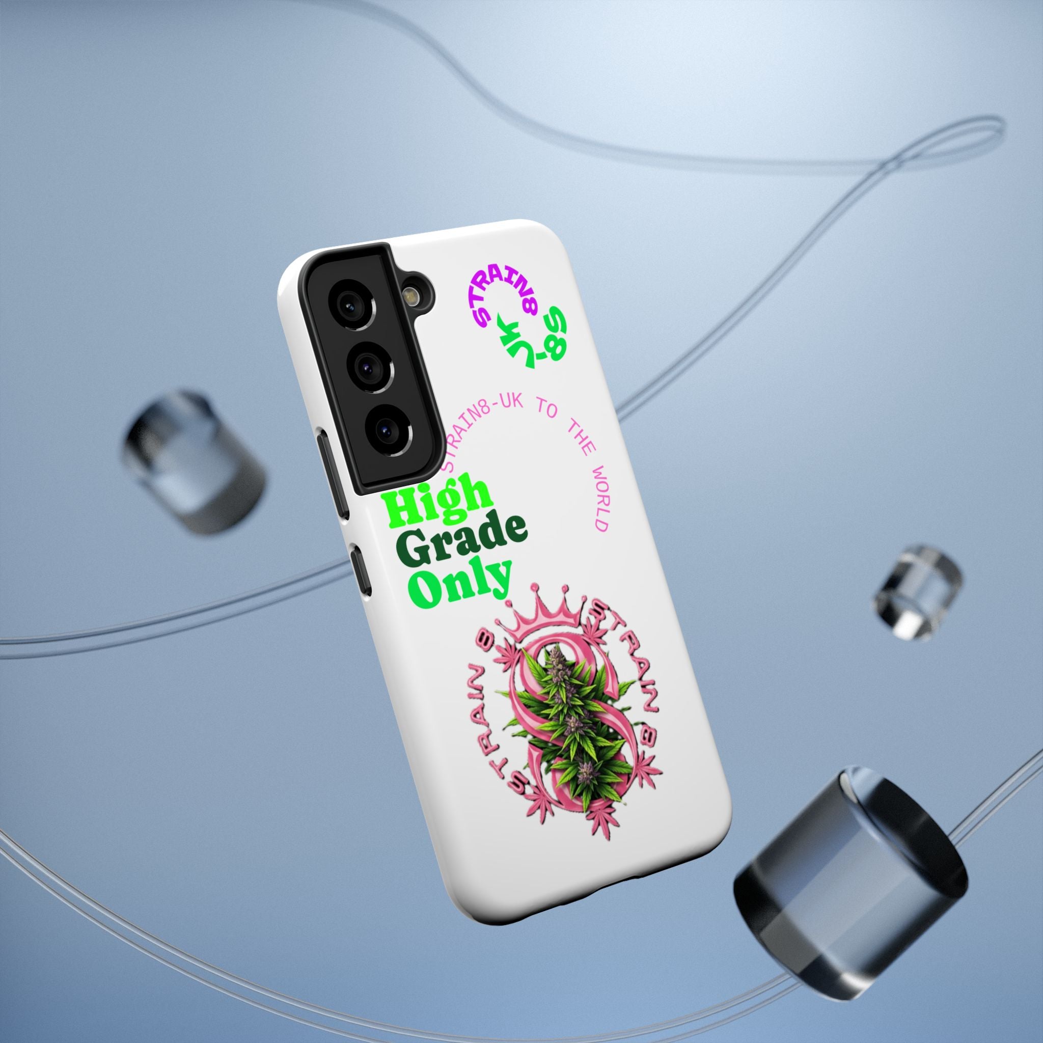 Impact-Resistant Phone Case —Strain8-UK  "High Grade Only"